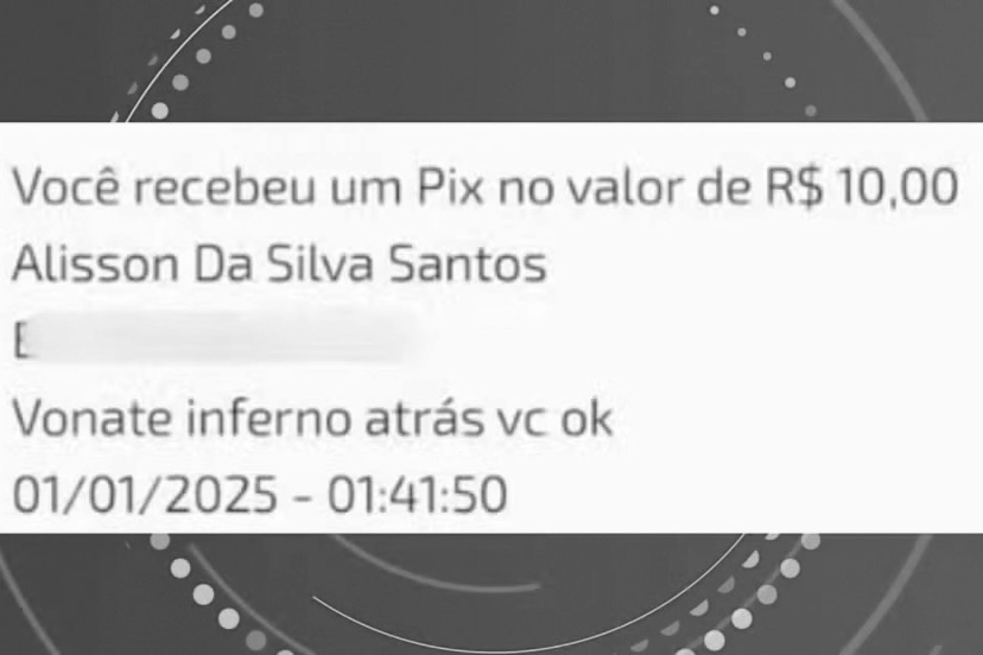 'Vou até o inferno atrás de você': veja mensagens que stalker do Paraná enviou em mais de 600 Pix