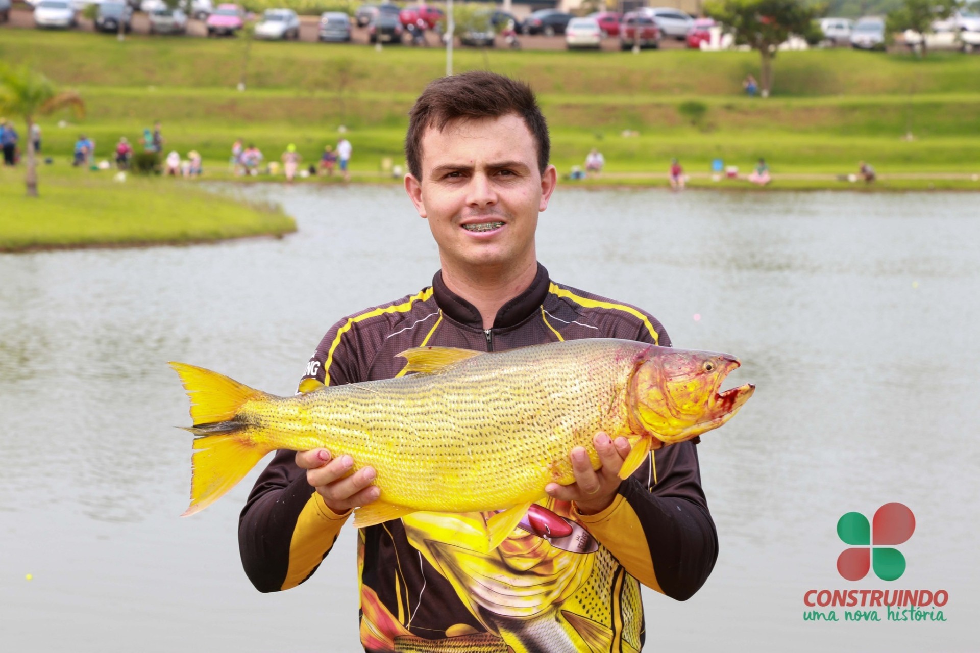 1ª edição da Pesca para adultos no Lago Municipal contou com 300 inscrições