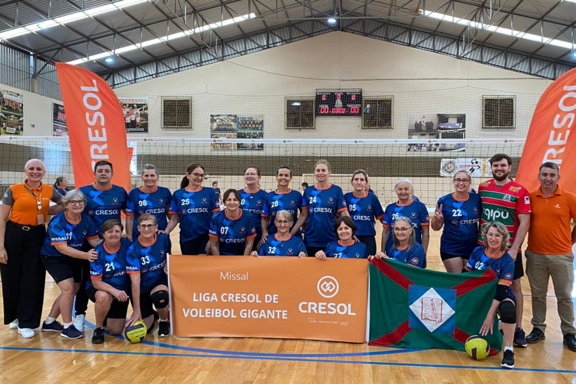 7ª Copa Cresol de Vôlei Gigante encerra temporada em Mercedes (PR)