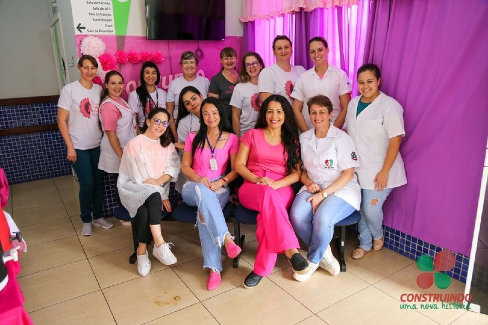 Ação alusiva ao Outubro Rosa no Bairro Renascer contou com cerca de 80 atendimentos