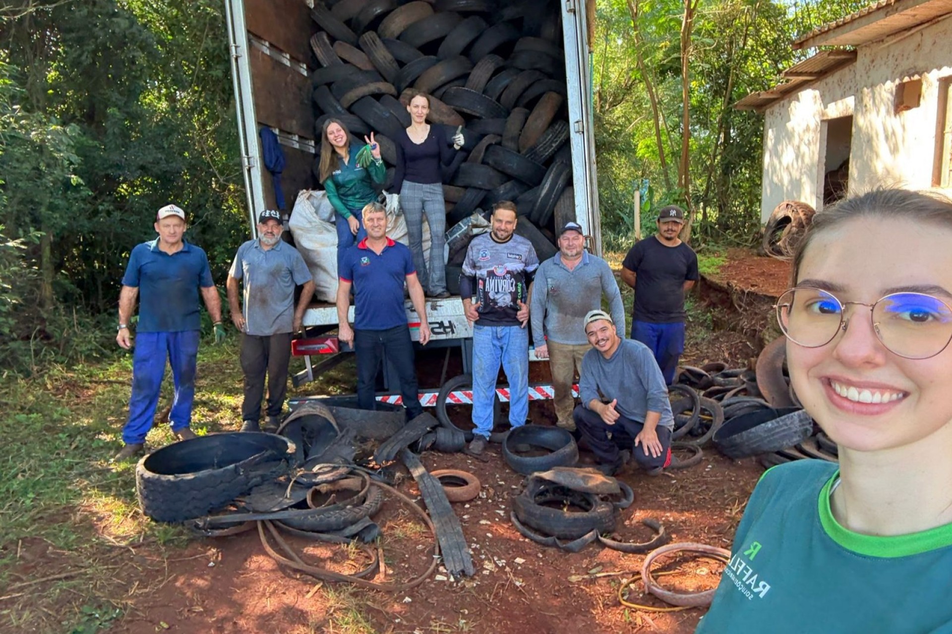 Ação conjunta dá destinação correta a cerca de 2 mil pneus em Missal