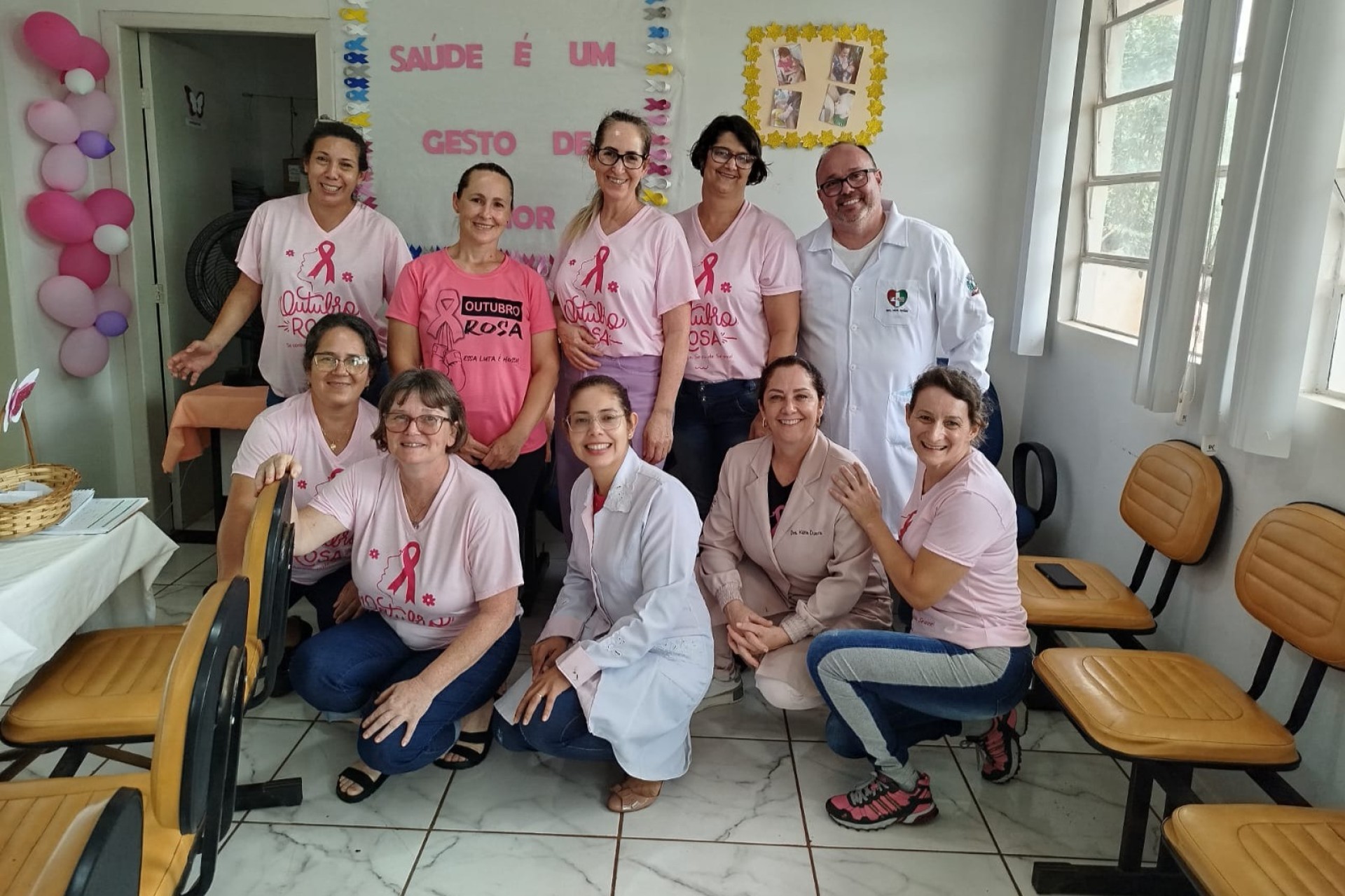 Ações alusivas ao Outubro Rosa encerram com atendimentos em Linha Santa Catarina