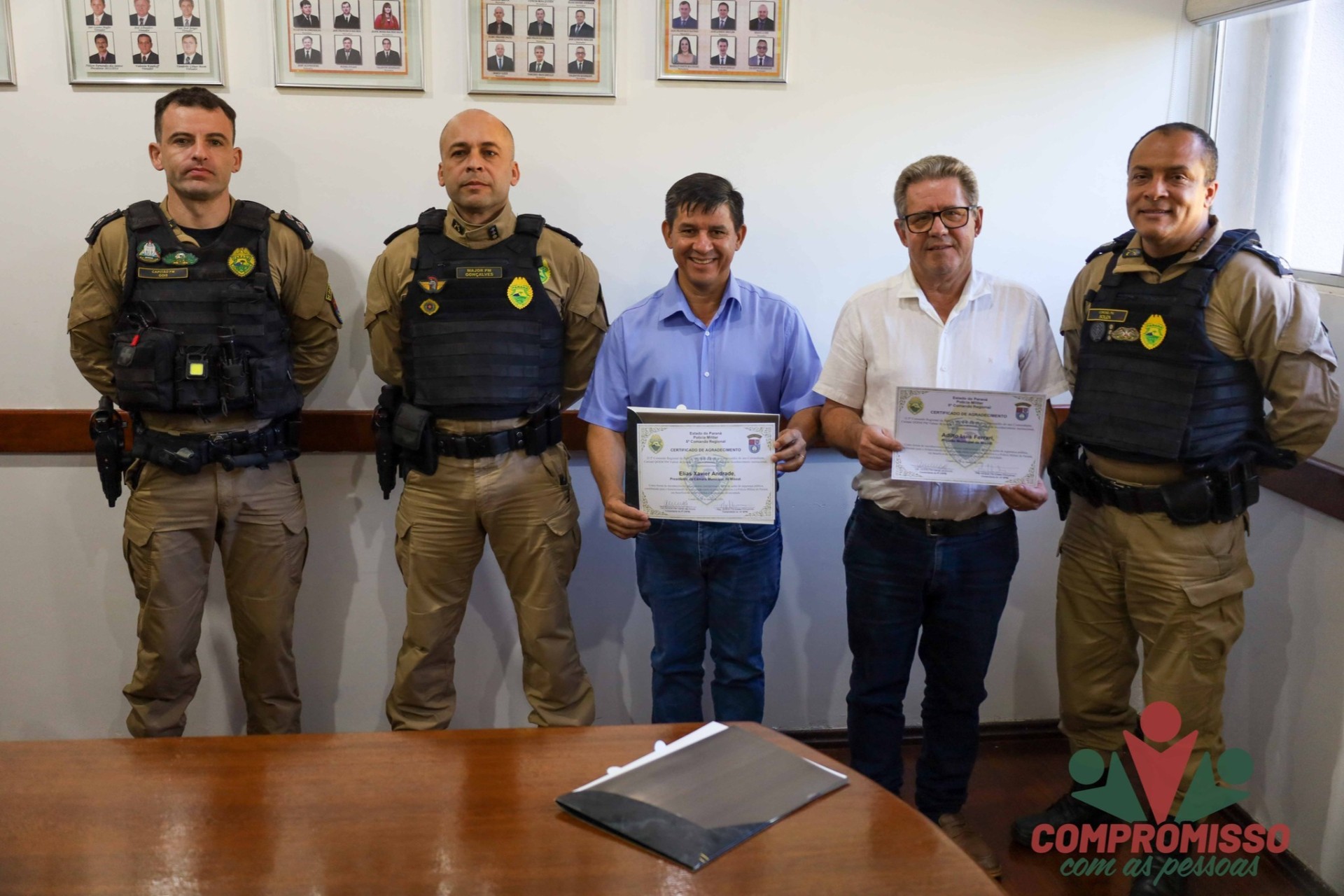 Ações relacionadas a Segurança Pública são discutidas em reunião com Comando Regional da PM