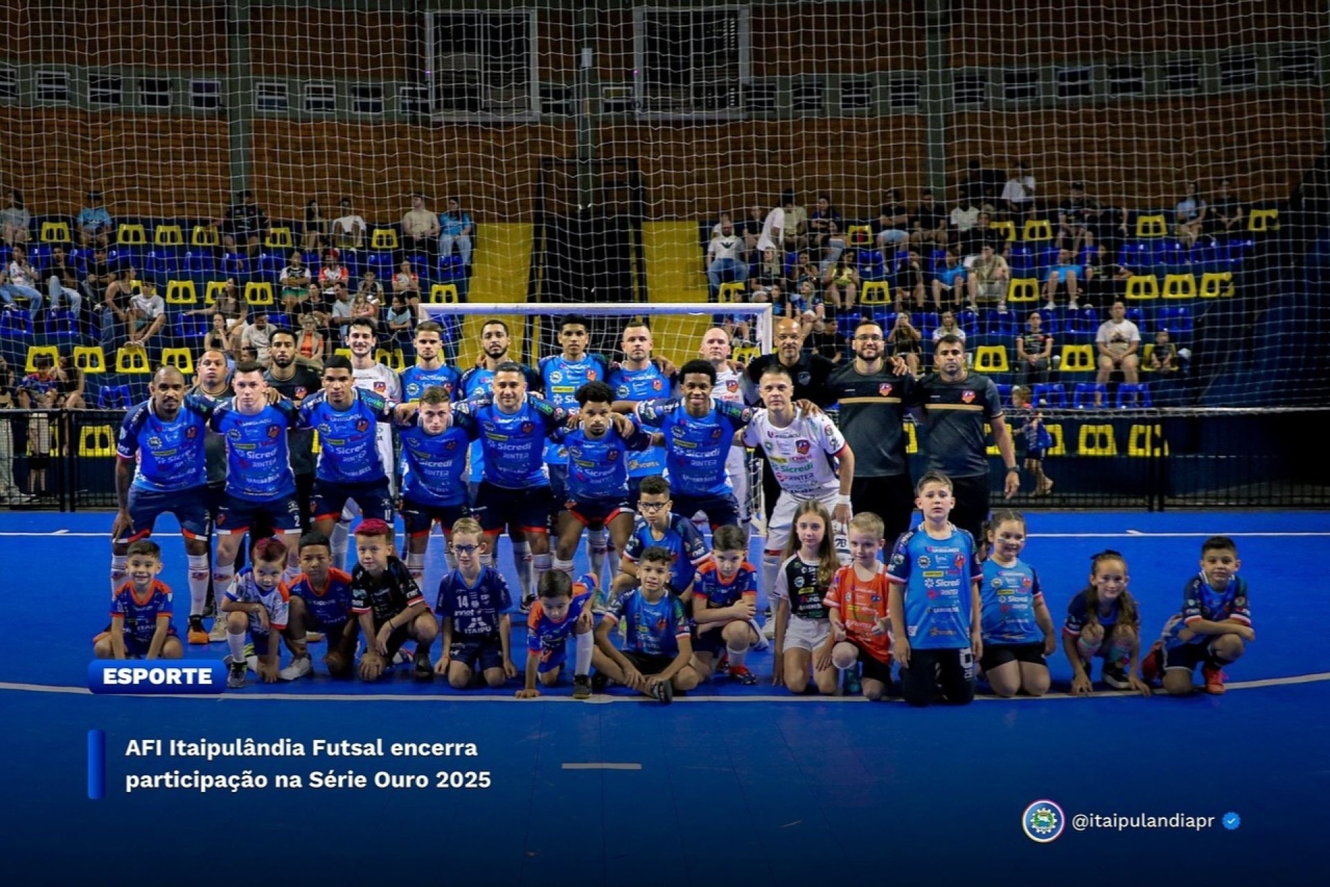 AFI Itaipulândia Futsal encerra participação na Série Ouro 2025