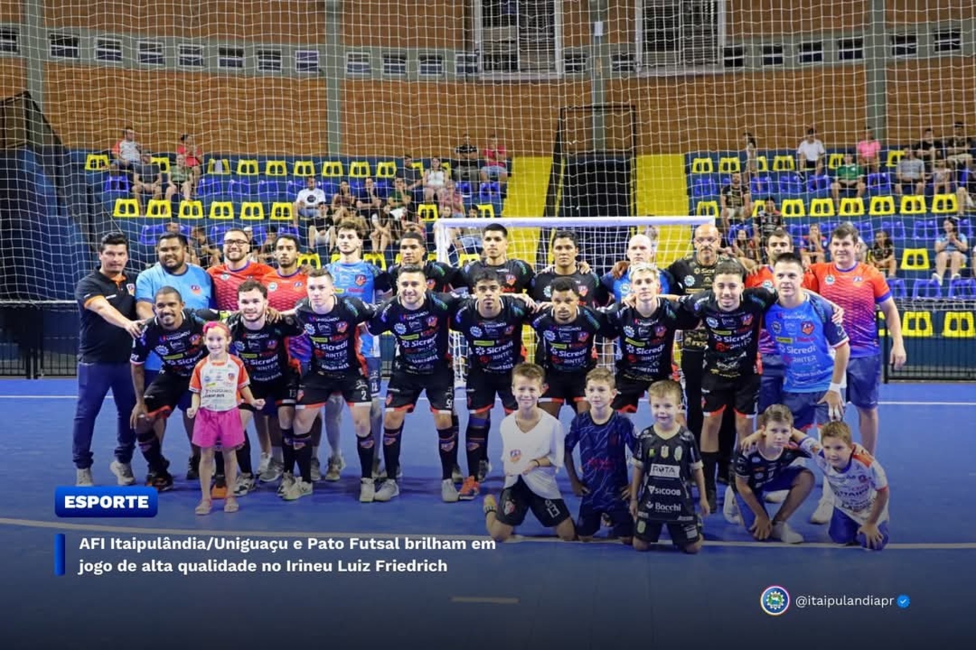 AFI Itaipulândia/Uniguaçu e Pato Futsal brilham em jogo de alta qualidade