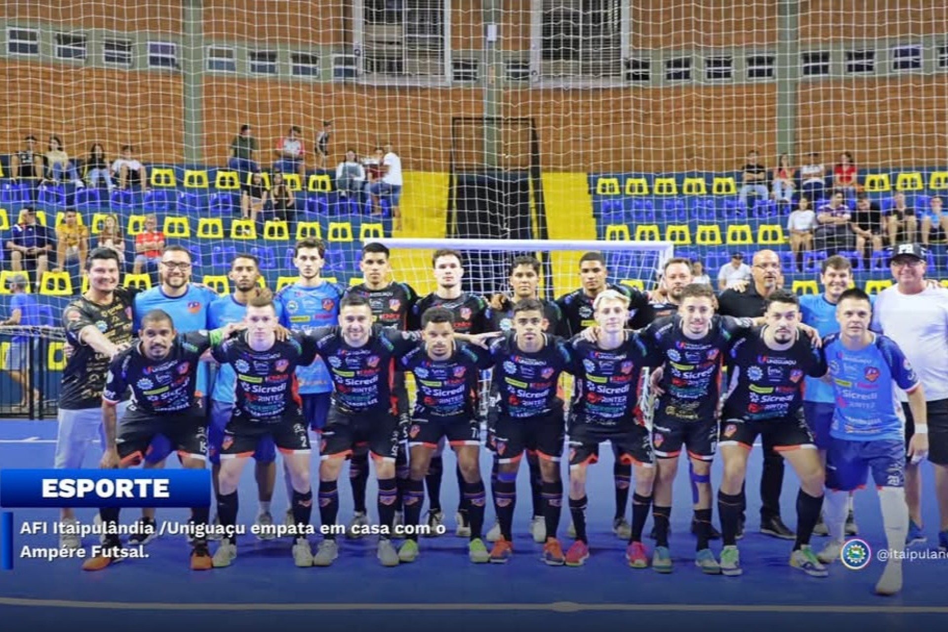 AFI Itaipulândia /Uniguaçu empata em casa com o Ampére Futsal
