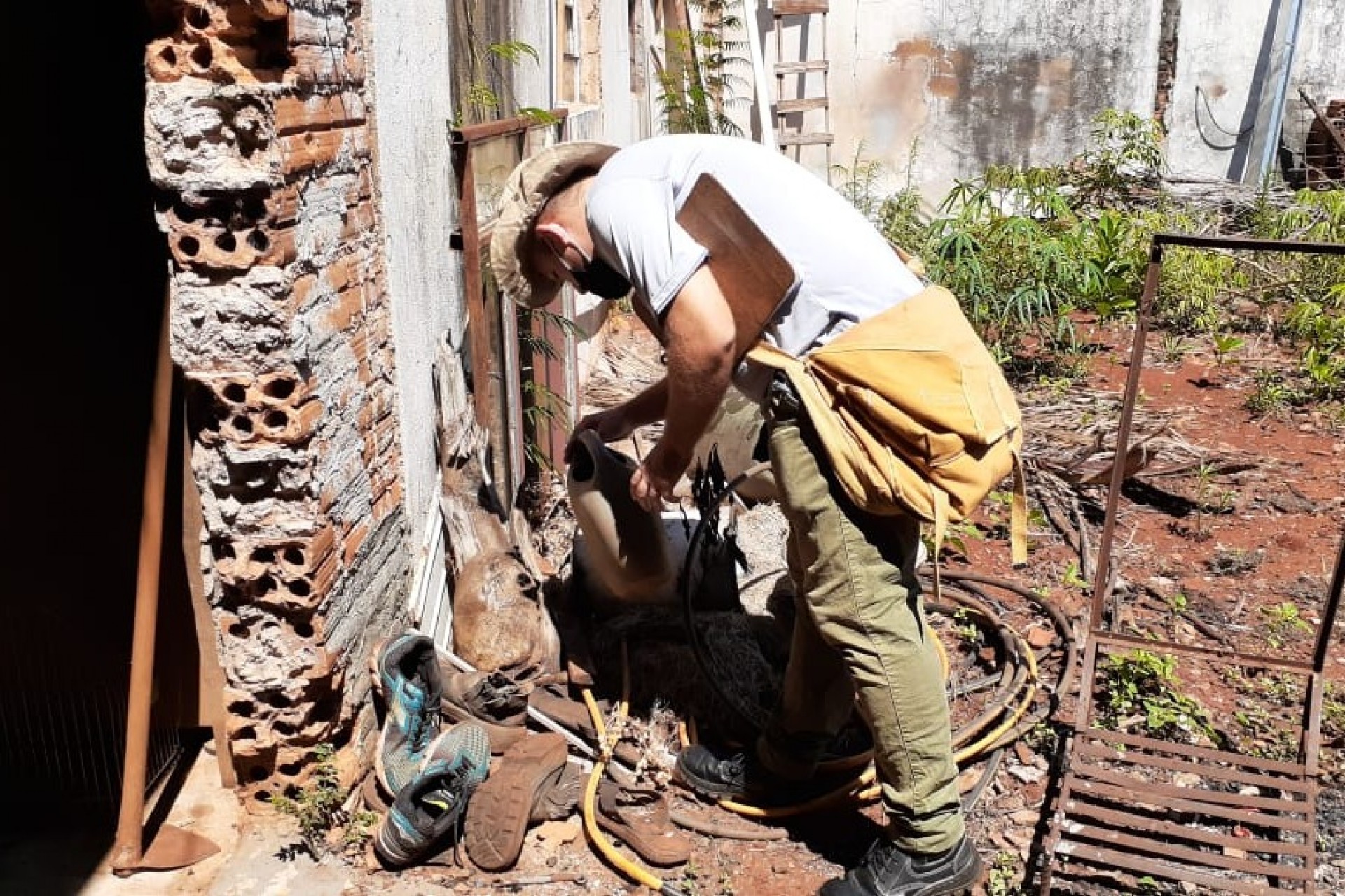 Agentes de Endemias de Missal realizam trabalho de conscientização no combate a dengue