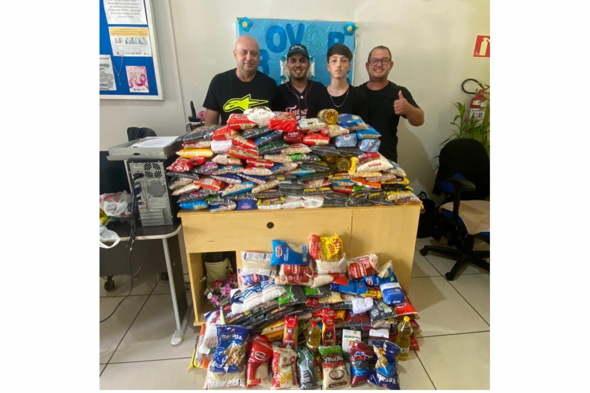 Agroplatz e Atlética Os Tucanos doam alimentos para o Provopar de Missal