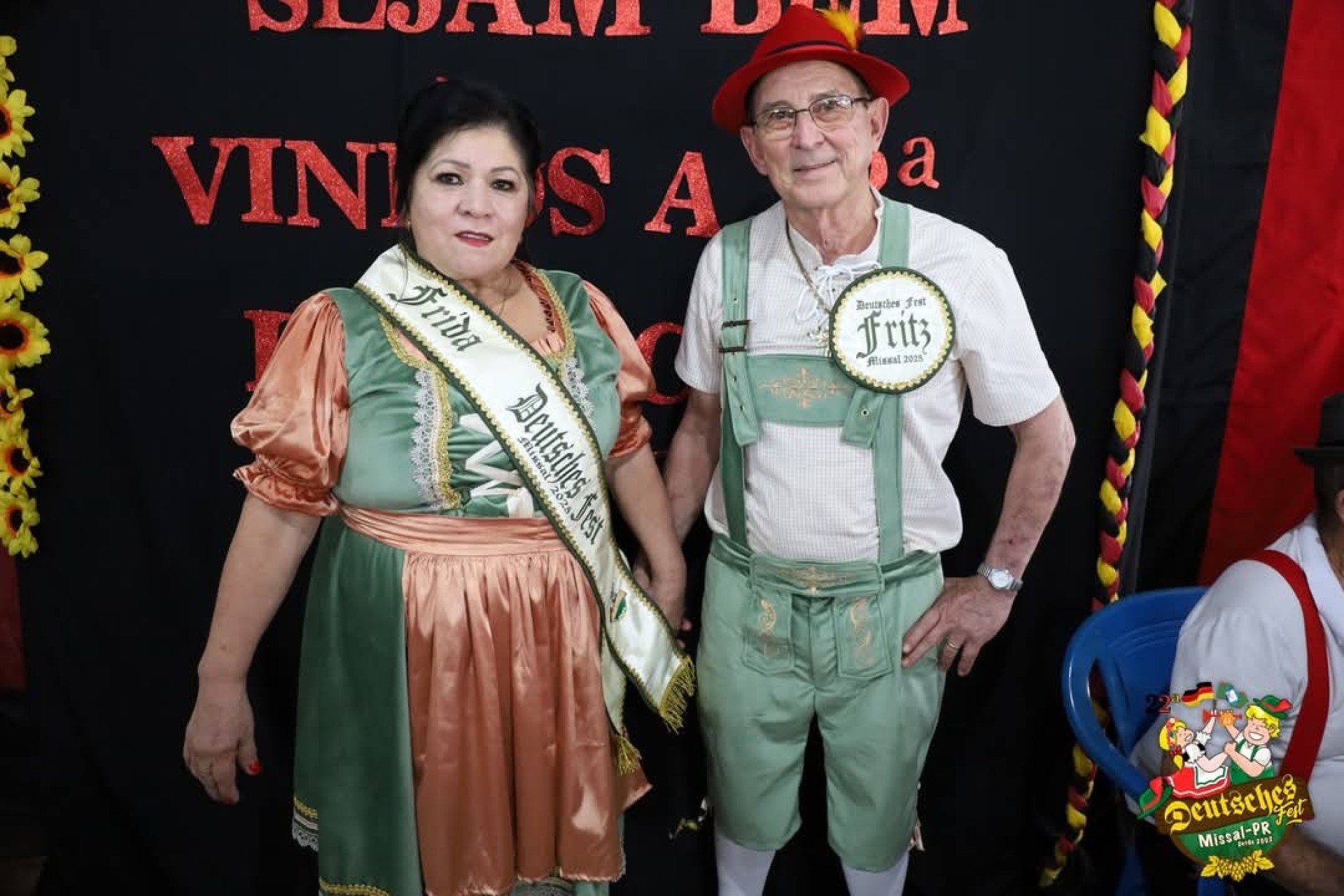 Arno Miguel Rauber e Neli Petry são o novo casal Fritz e Frida da Deutsches Fest