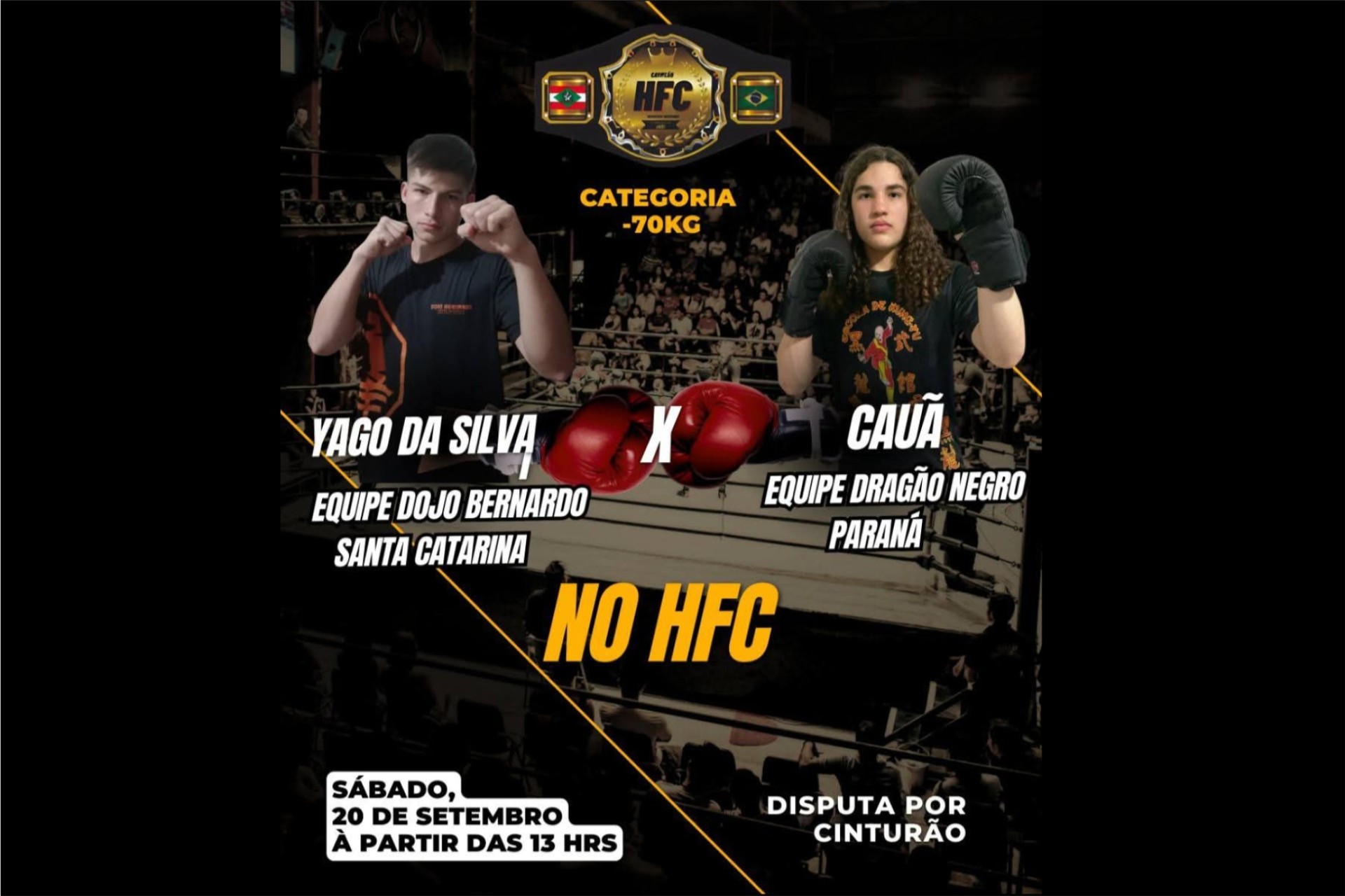 Atleta missalense Cauã Nogueira representará Missal em competição nacional de luta em Santa Catarina