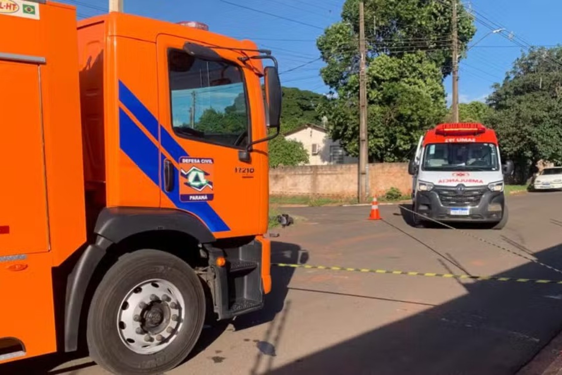 Avó consegue salvar neto de atropelamento a caminho de creche no PR, mas morre atingida por caminhão