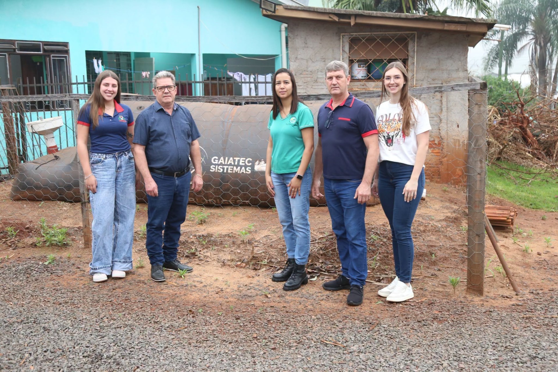 Biodigestor instalado na Escola Olavo Bilac no Portão Ocoí está em funcionamento