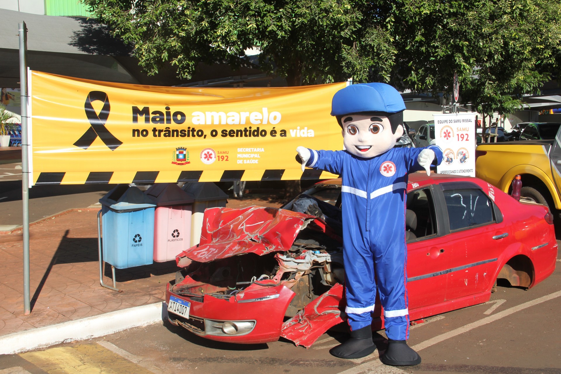 Blitz Educativa alusiva ao Maio Amarelo é realizada em Missal