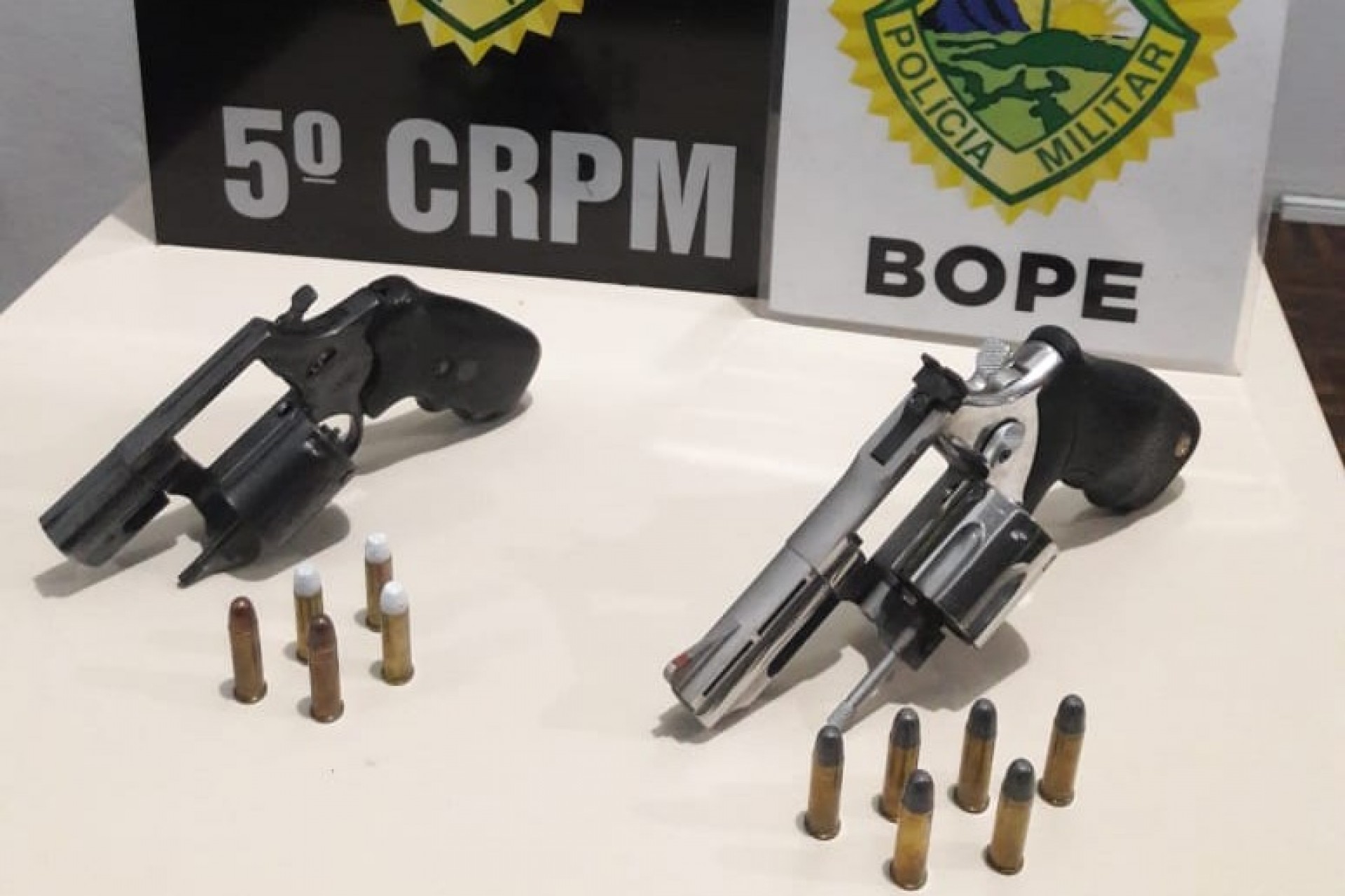 BOPE/CHOQUE apreende duas armas de fogo em Missal