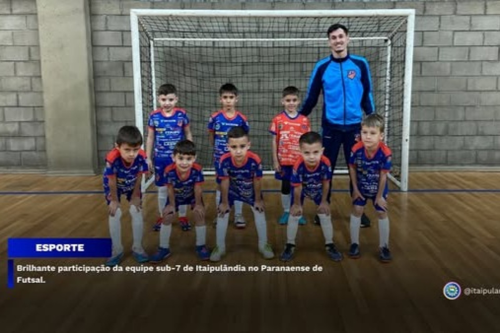 Brilhante participação da equipe sub-7 de Itaipulândia no Paranaense de Futsal