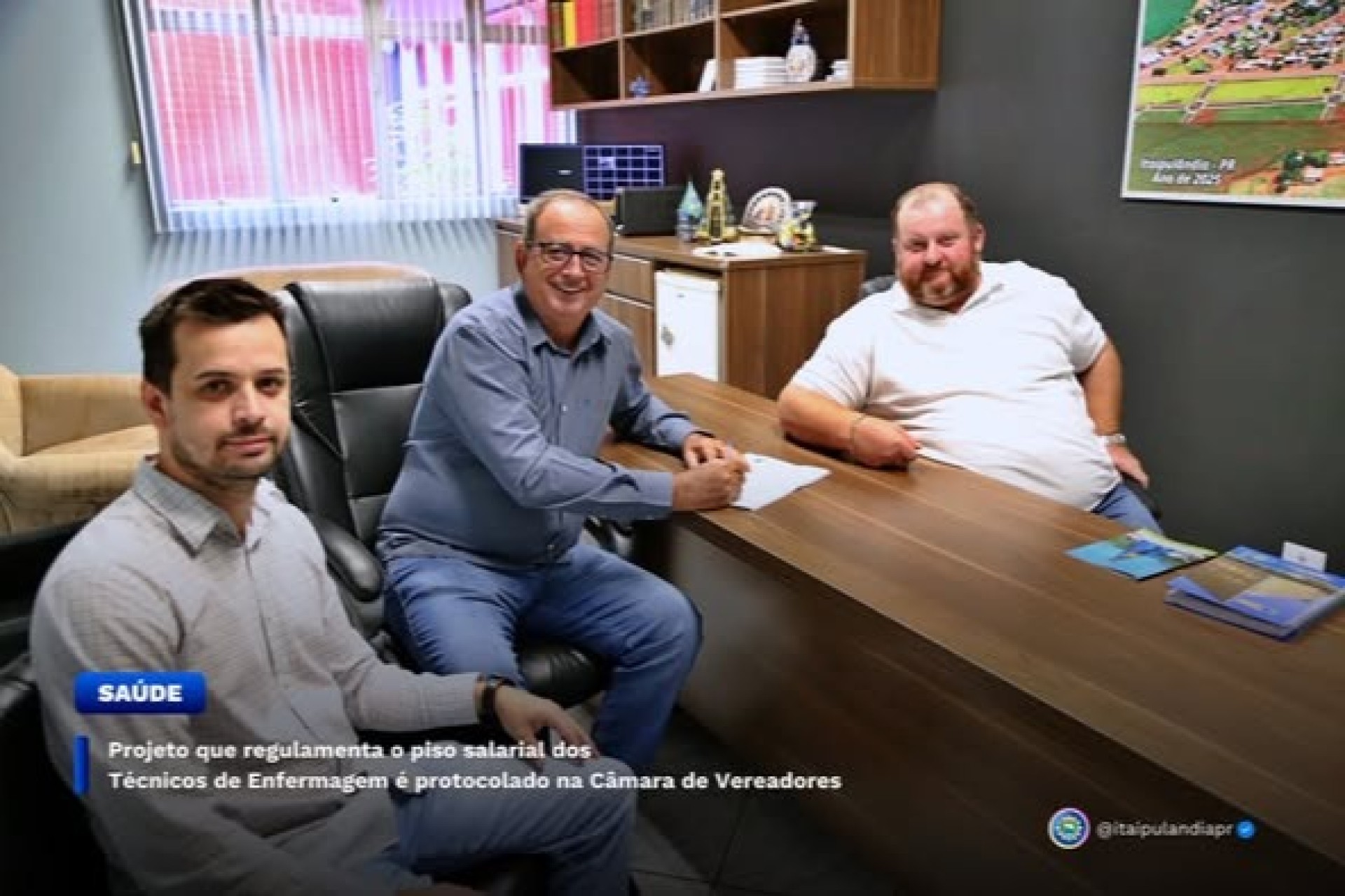 Câmara Itaipulândia: Projeto que regulamenta piso salarial dos Técnicos de Enfermagem é protocolado