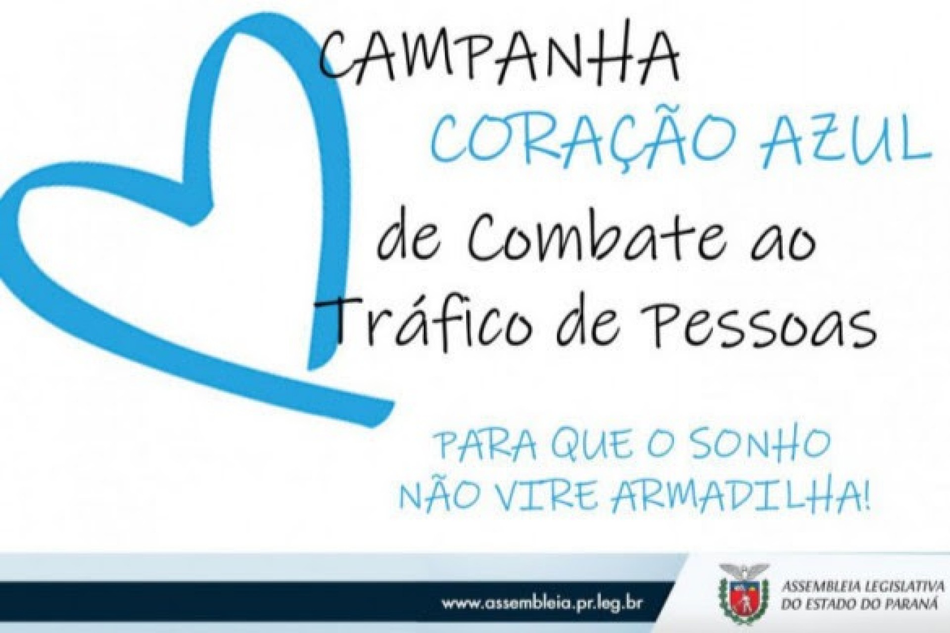 Campanha Coração Azul faz alerta sobre o tráfico de pessoas