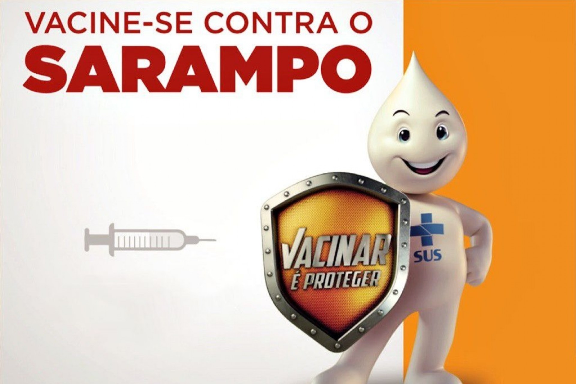 Campanha de vacinação contra o Sarampo termina nesta sexta-feira, dia 13 de março