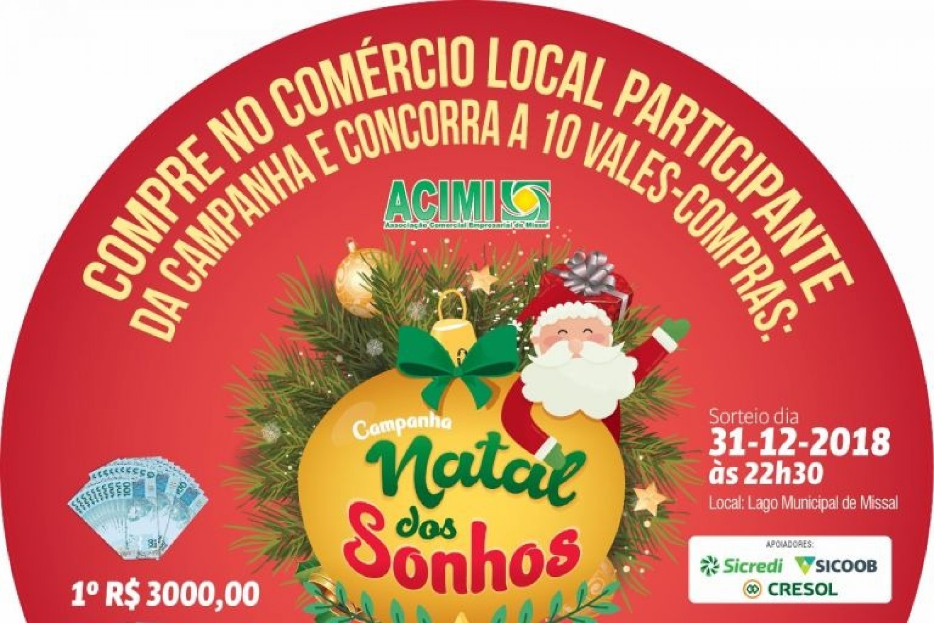 Campanha Natal dos Sonhos ACIMI