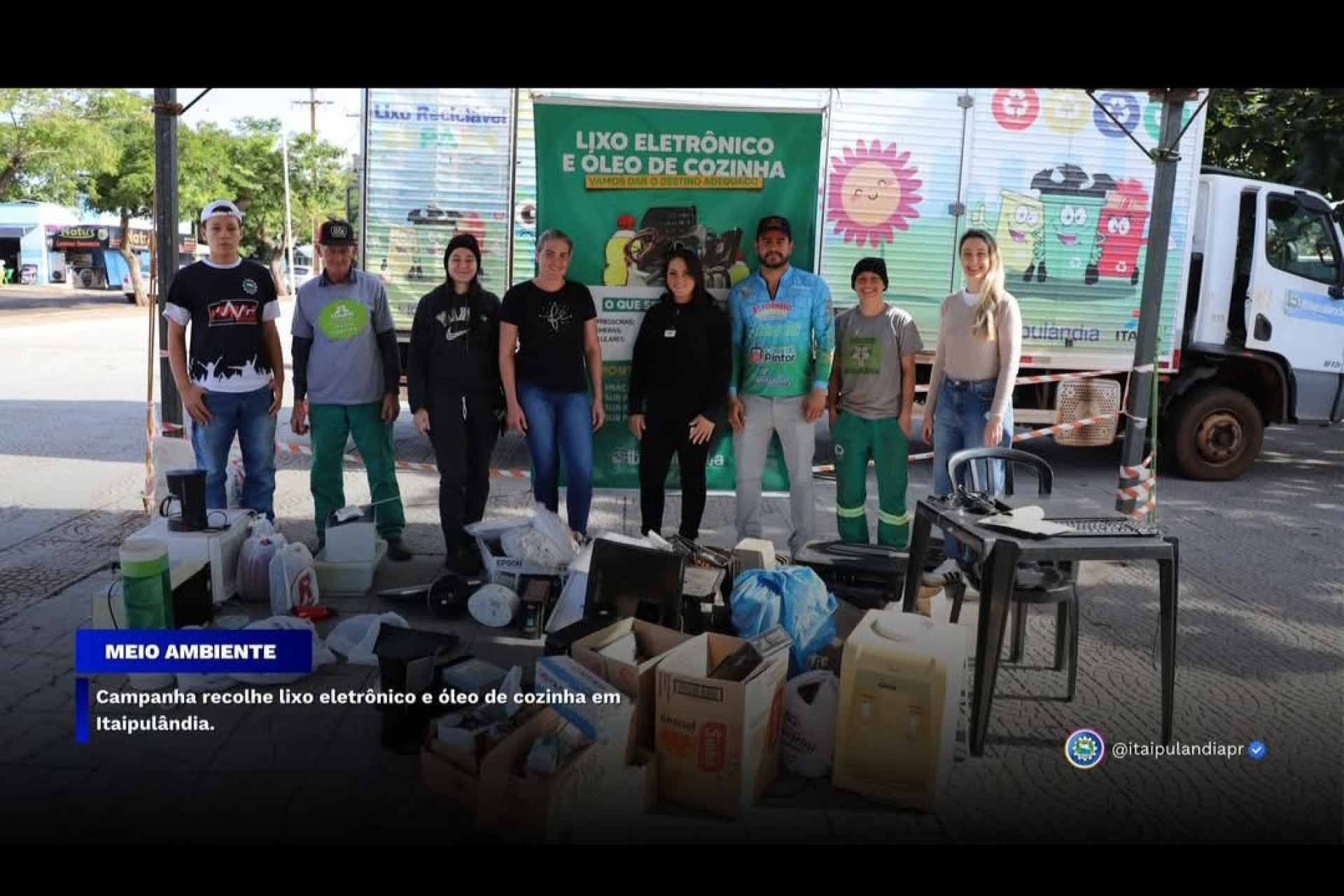 Campanha recolhe lixo eletrônico e óleo de cozinha em Itaipulândia