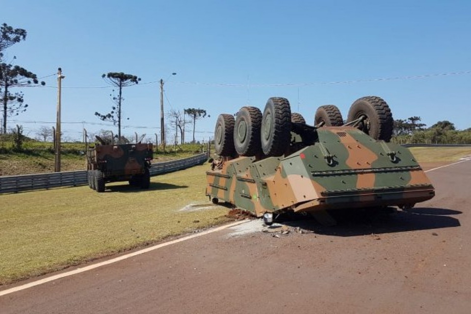 Capotamento de Blindado em Cascavel: Caso será apurado pelo Exército