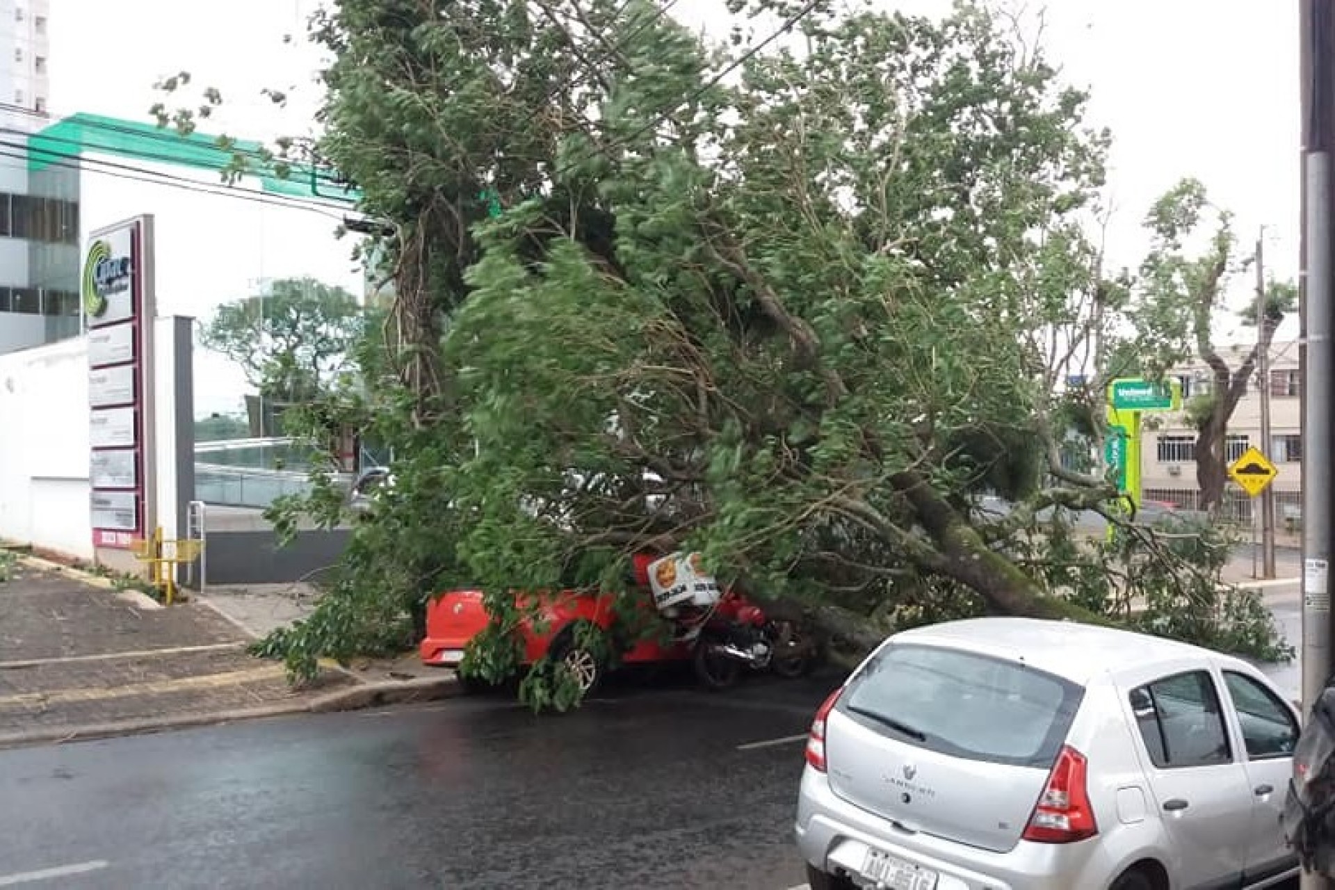 Chuva causa prejuízos em Foz do Iguaçu