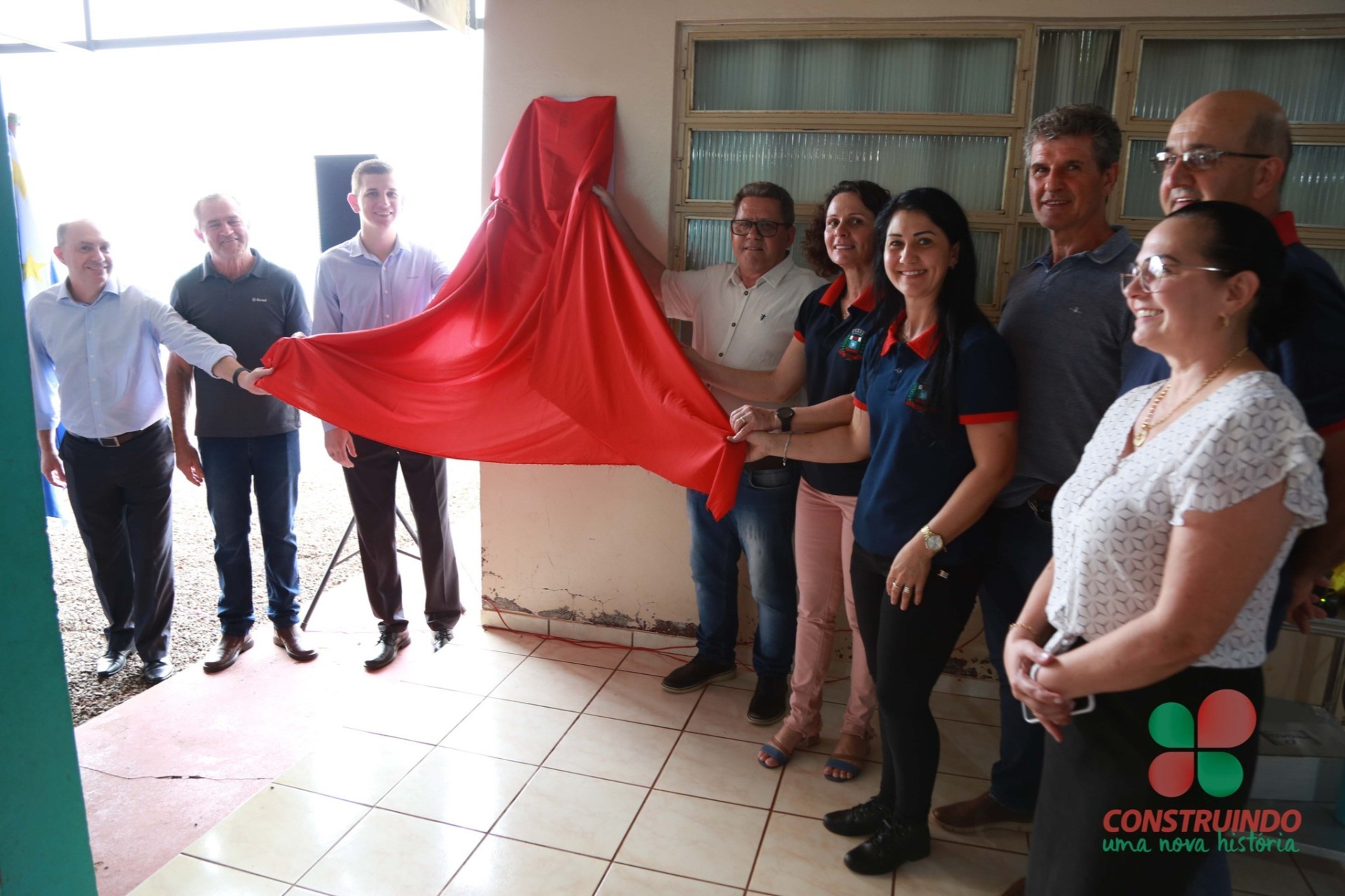 Cobertura com Ampliação do Saguão é entregue oficialmente à Comunidade Escolar em Dom Armando