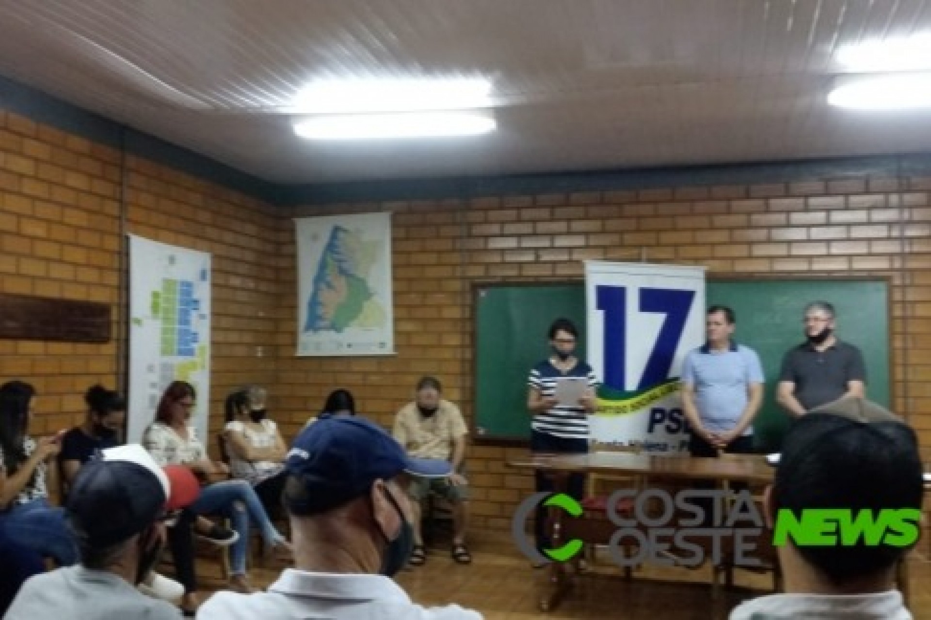 Convenção do PSL em Santa Helena lança nome de Lenecir Benacchio pra compor chapa como vice-prefeito