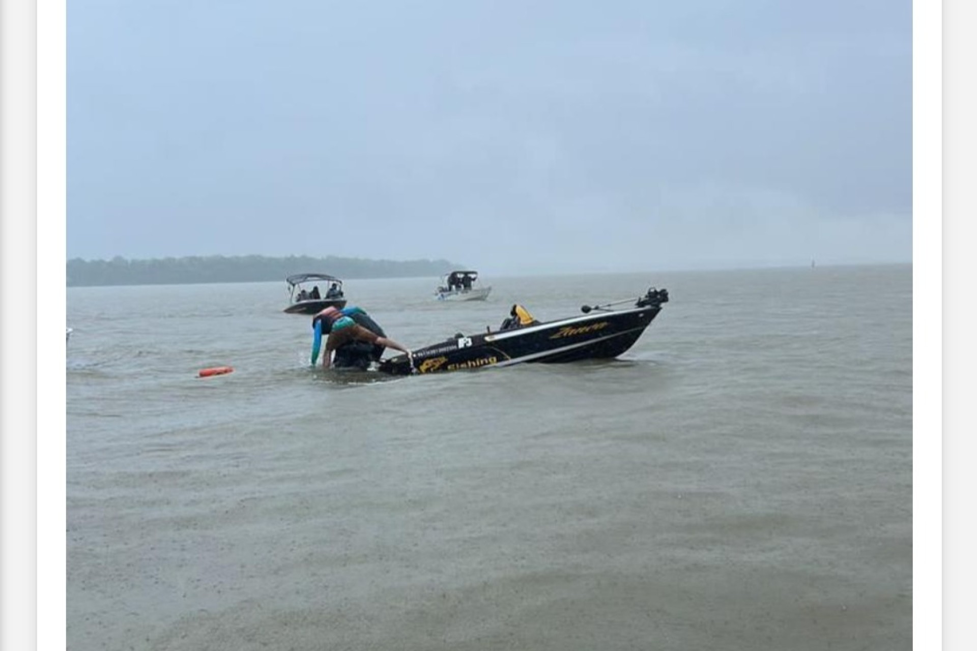 Corpo de Bombeiros realiza buscas por pescador desaparecido em Itaipulândia
