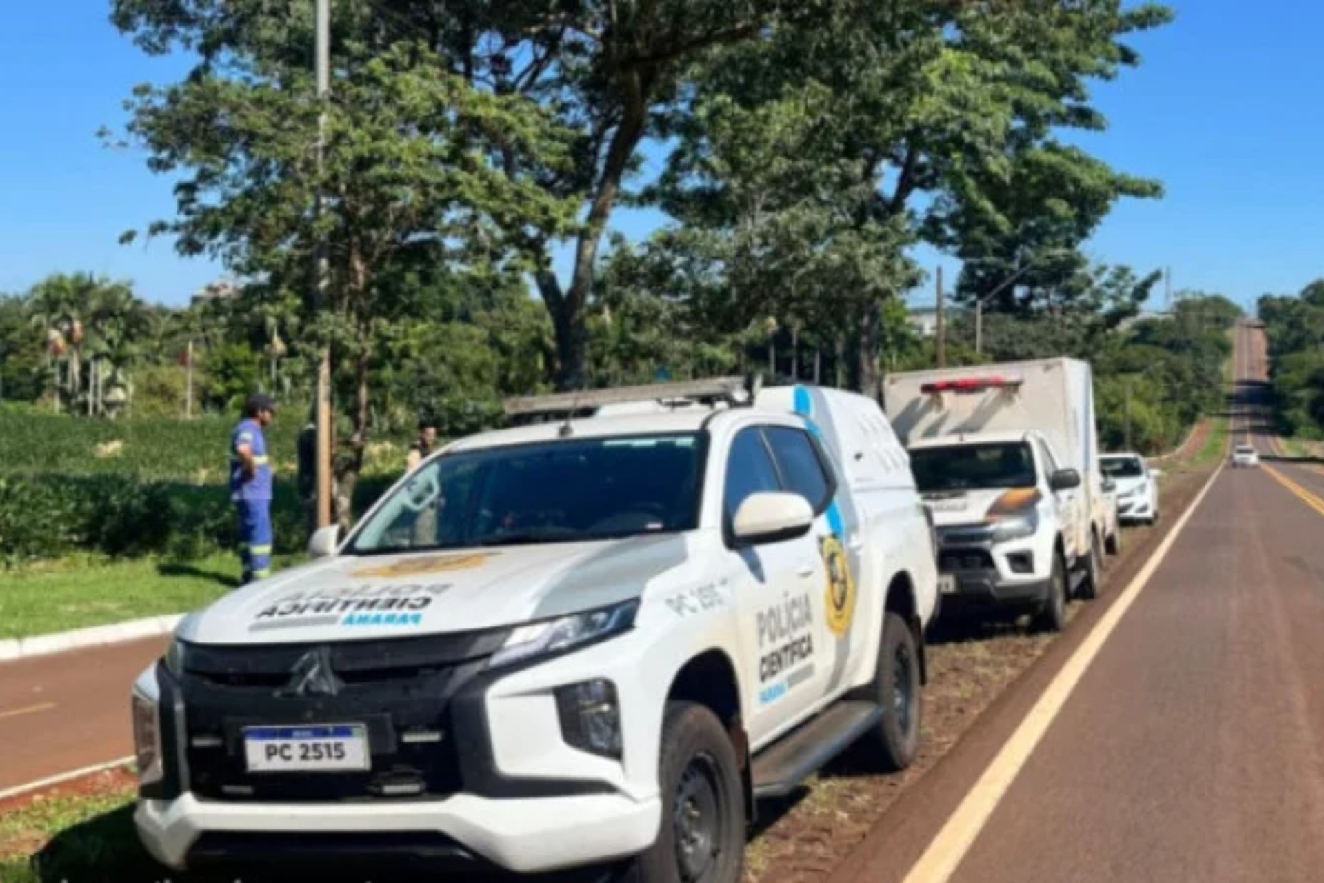 Corpo é encontrado às margens da PR-495 em Serranópolis do Iguaçu