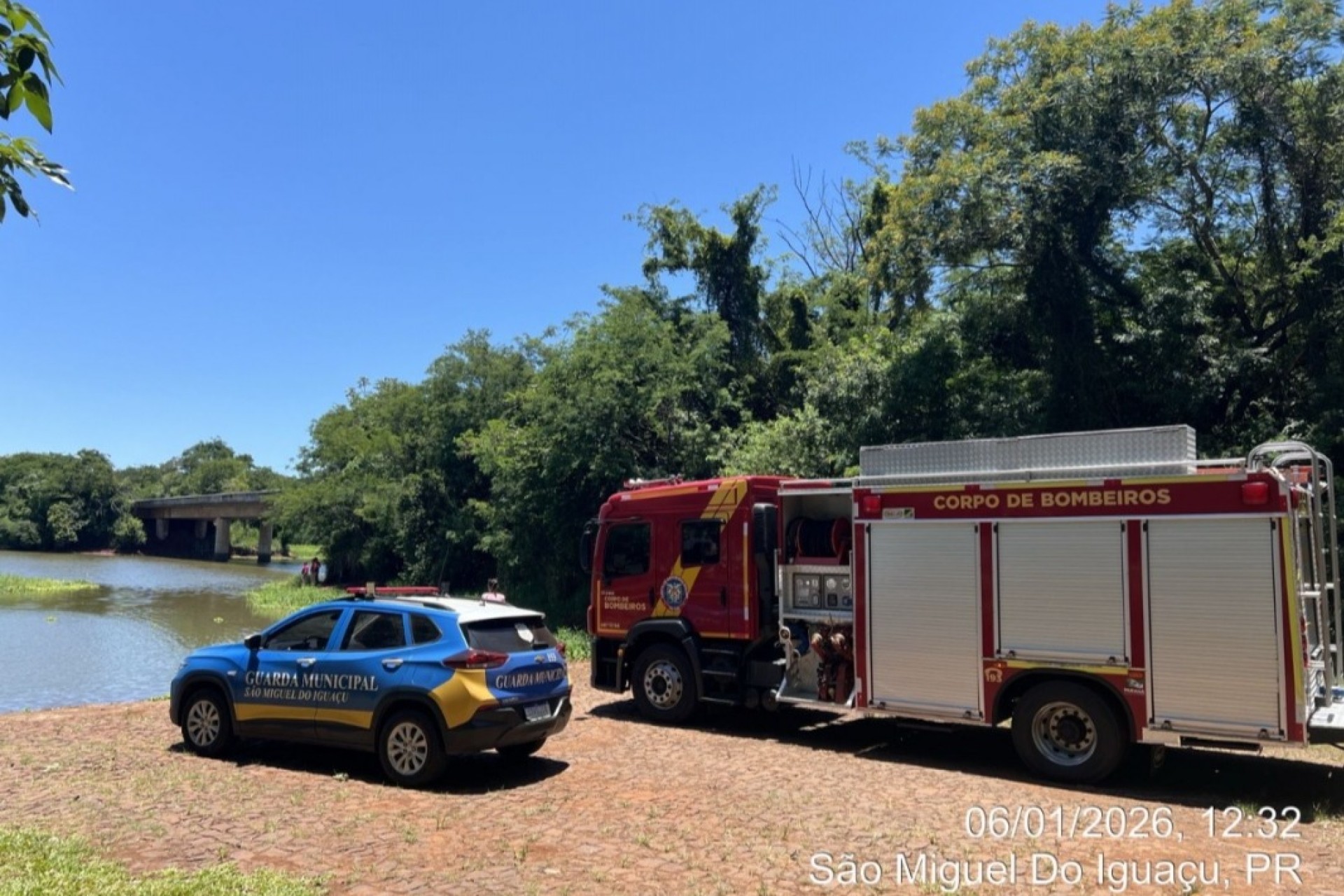 Corpo em avançado estado de decomposição é encontrado no Lago de Itaipu, no Balneário Ipiranga