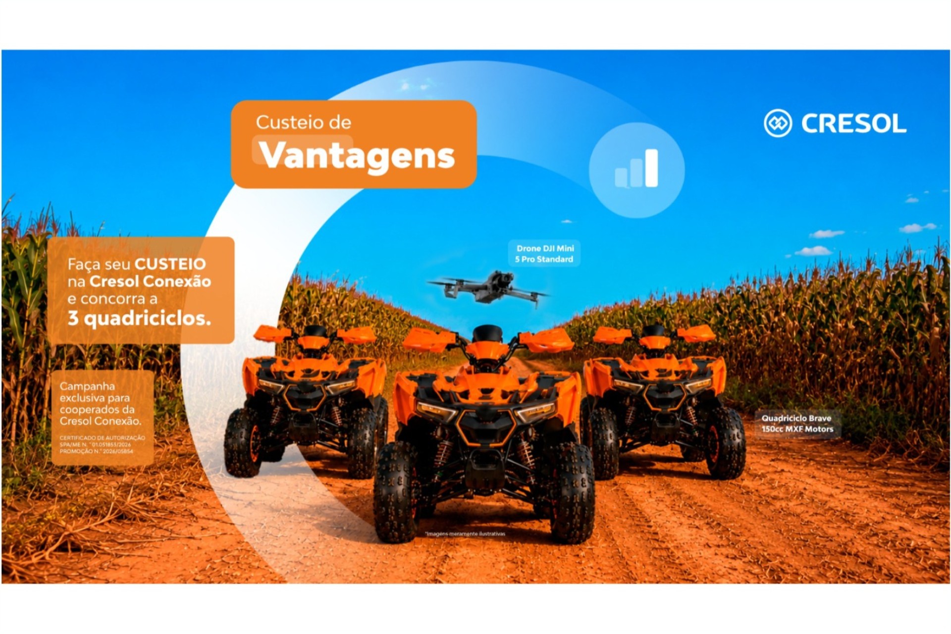 Cresol Conexão lança campanha “Custeio de Vantagens”