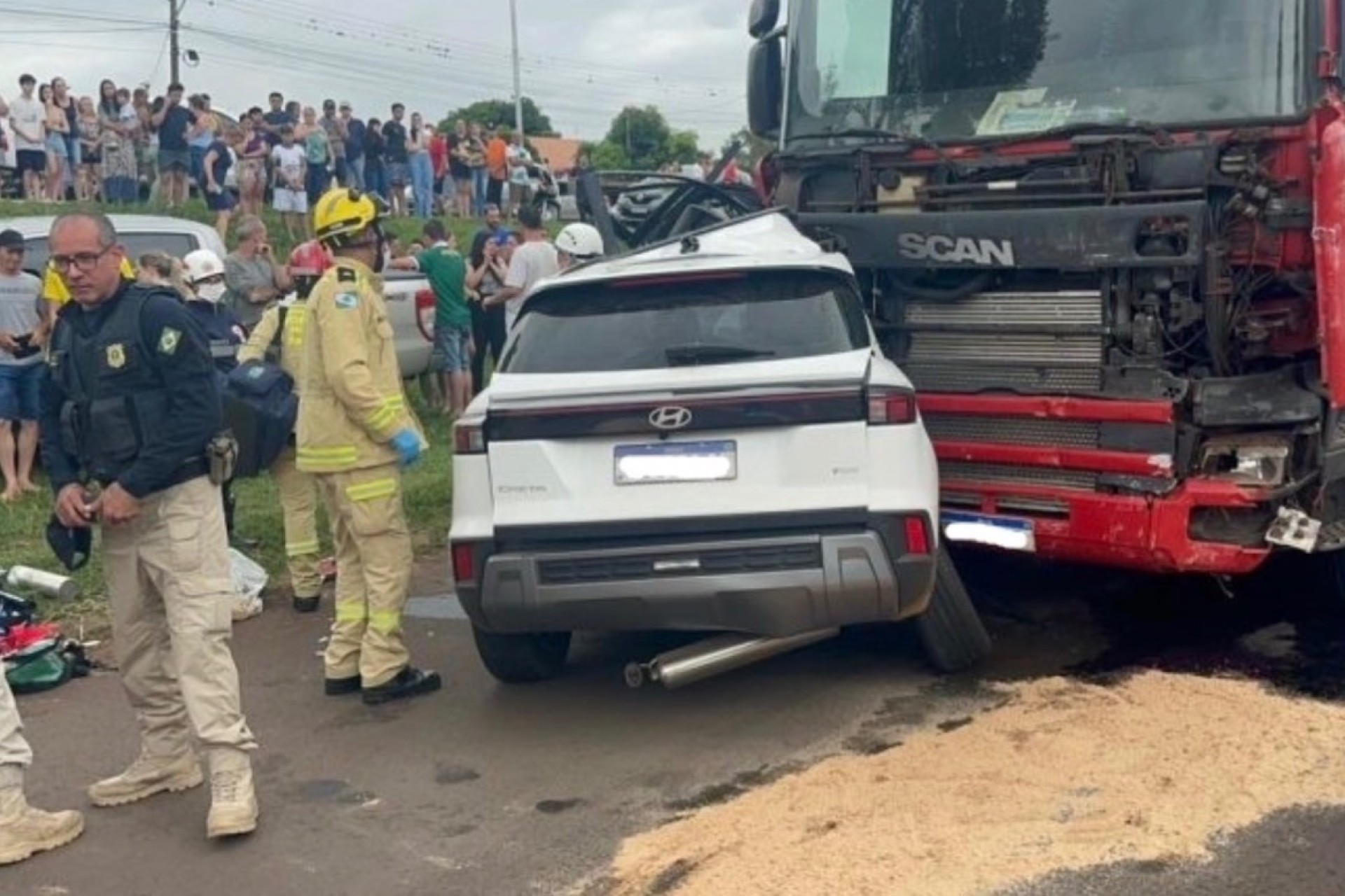 Criança morre em gravíssimo acidente na BR-277, em Céu Azul
