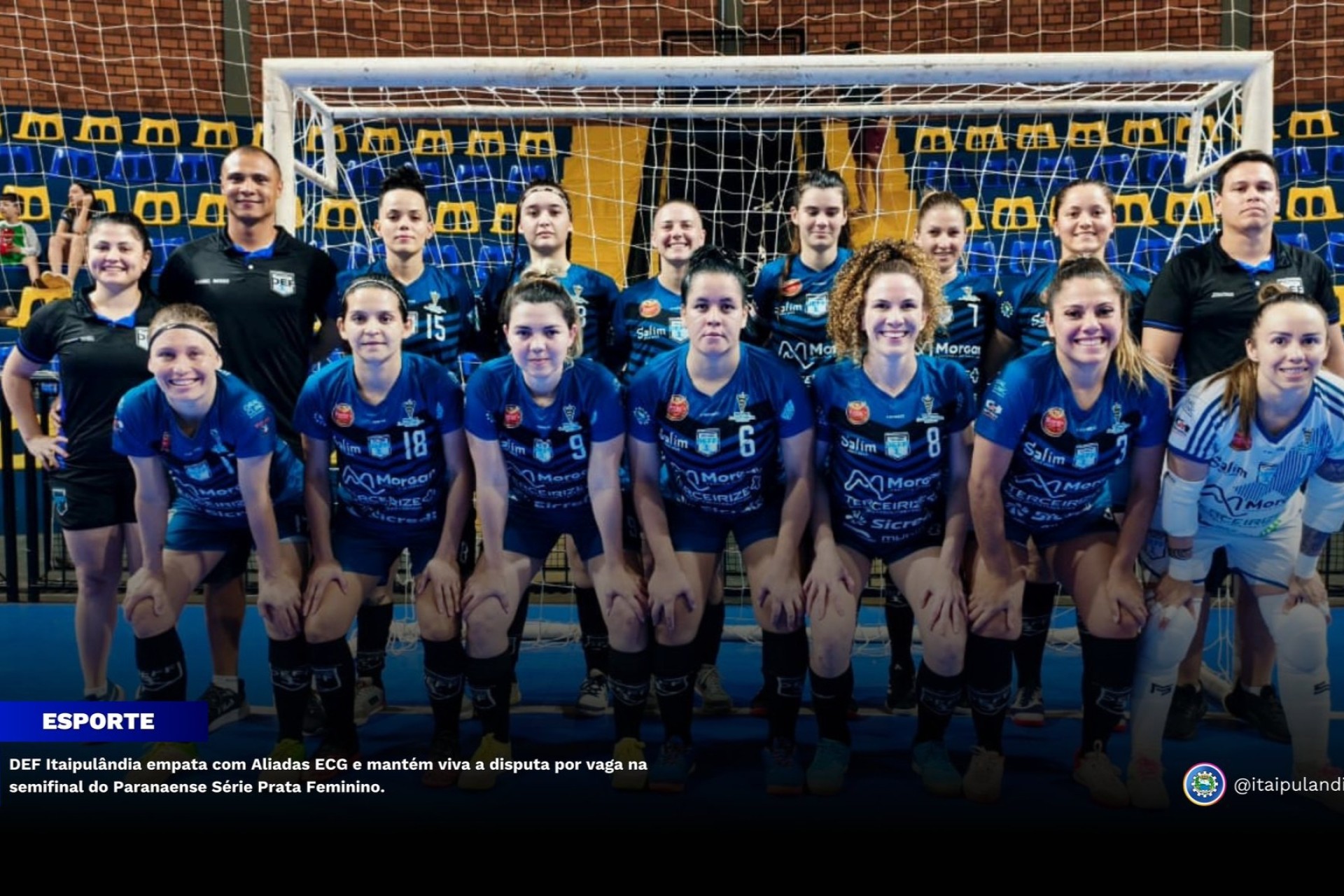 DEF Itaipulândia empata com Aliadas ECG e mantém viva a disputa por vaga na semifinal do Paranaense