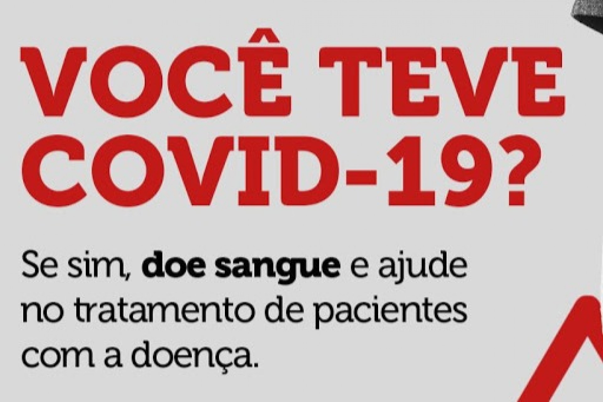 Doação de sangue de pessoas que tiveram Covid-19 nos últimos 06 meses pode auxiliar a salvar vidas