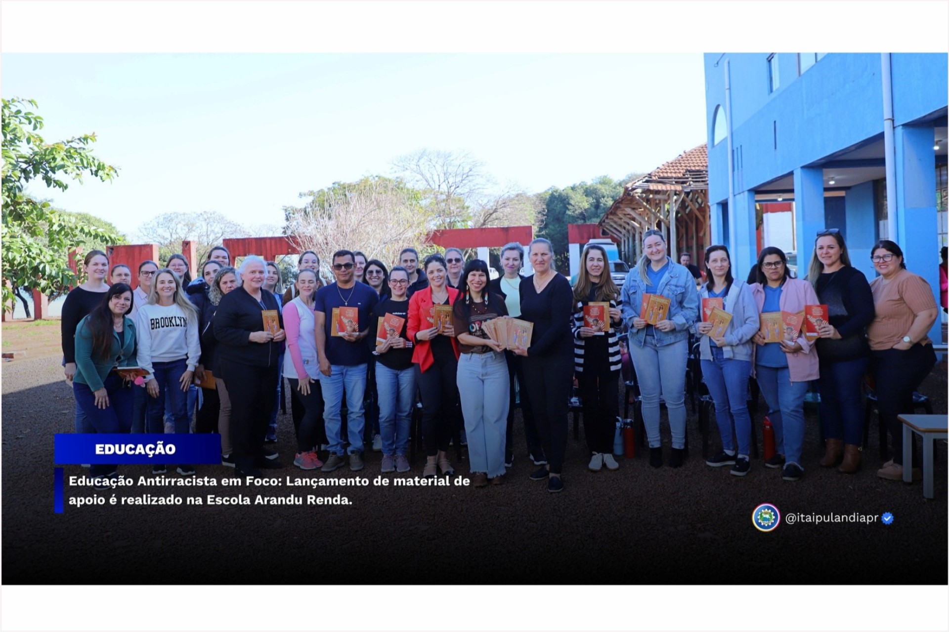 Educação Antirracista em Foco: Lançamento de material de apoio é realizado na Escola Arandu Renda