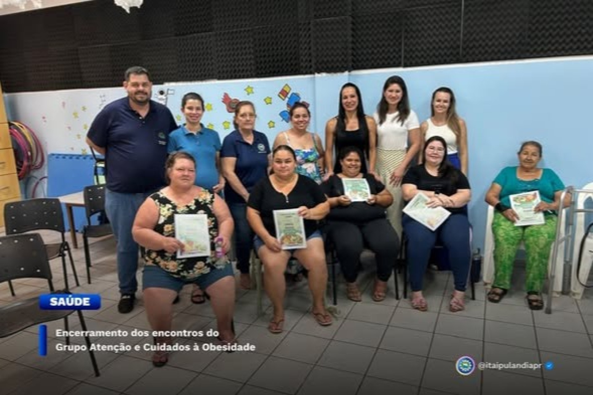 Encerramento dos encontros do Grupo Atenção e Cuidados à Obesidade