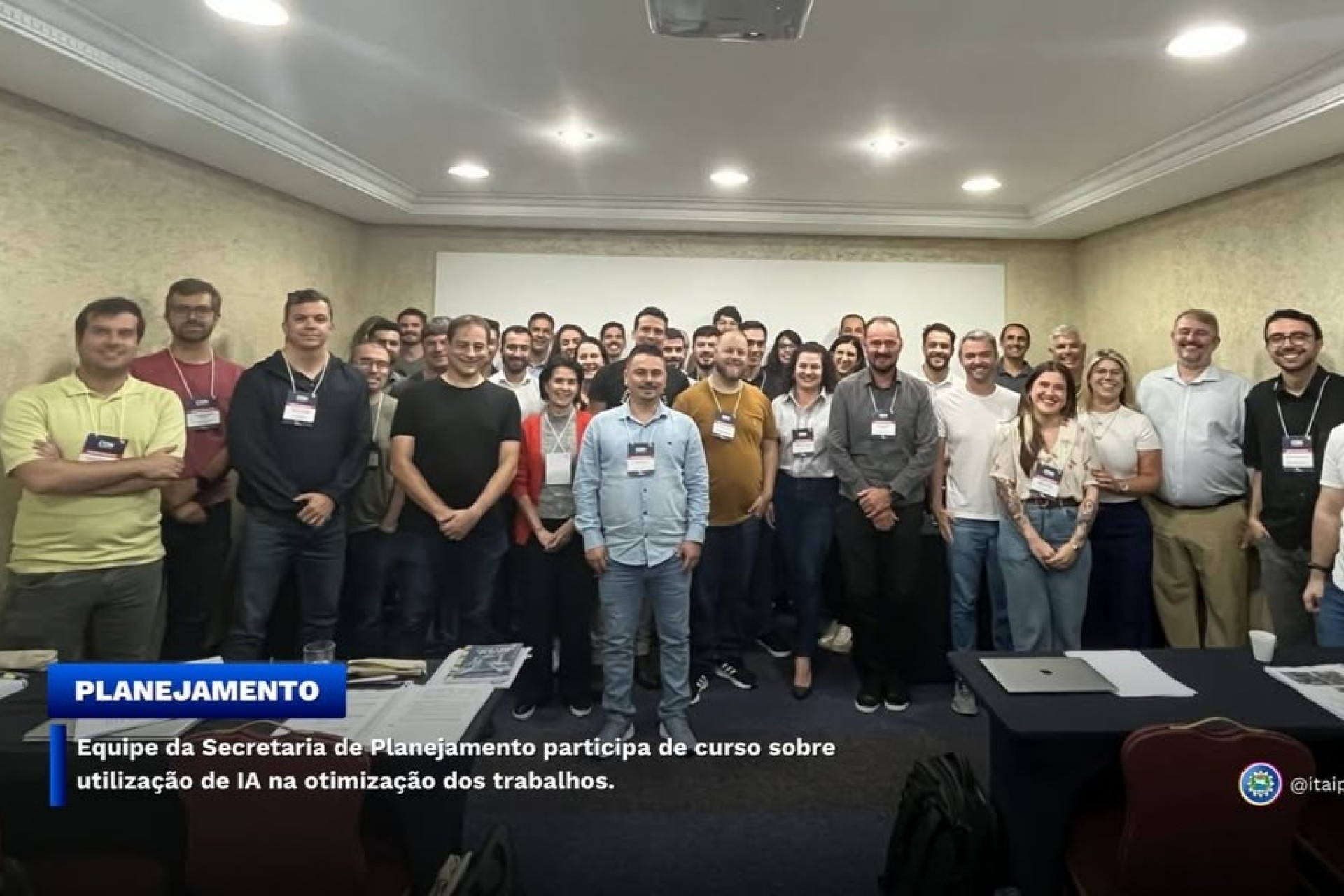 Equipe da Secretaria de Planejamento participa de curso sobre utilização de IA