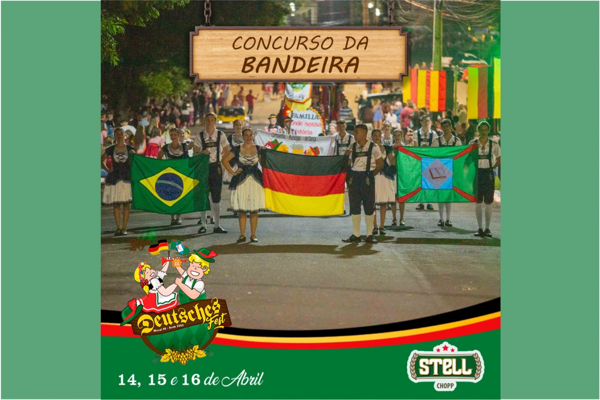 Escolas de Missal participam do Concurso da Bandeira da Deutsches Fest