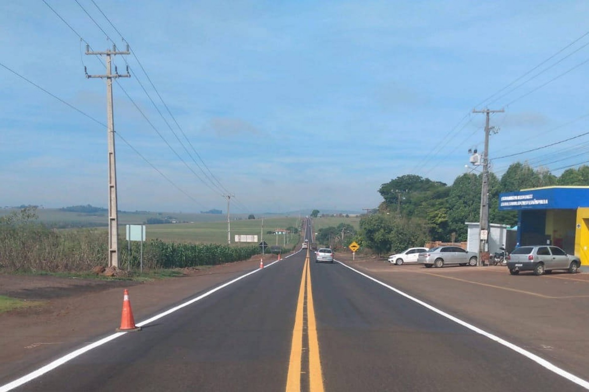 Estado investe R$ 7,8 milhões em melhorias em rodovia de Missal a Esquina Céu Azul