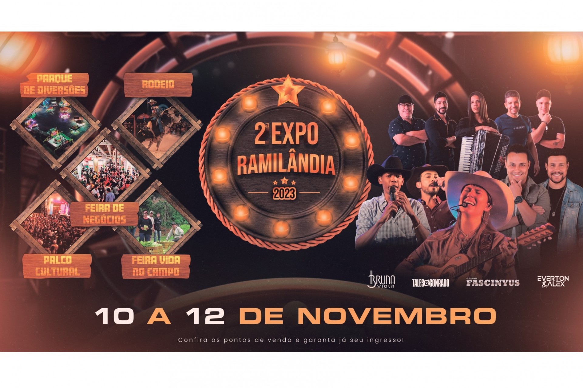 Expo Ramilândia de 10 a 12 de novembro