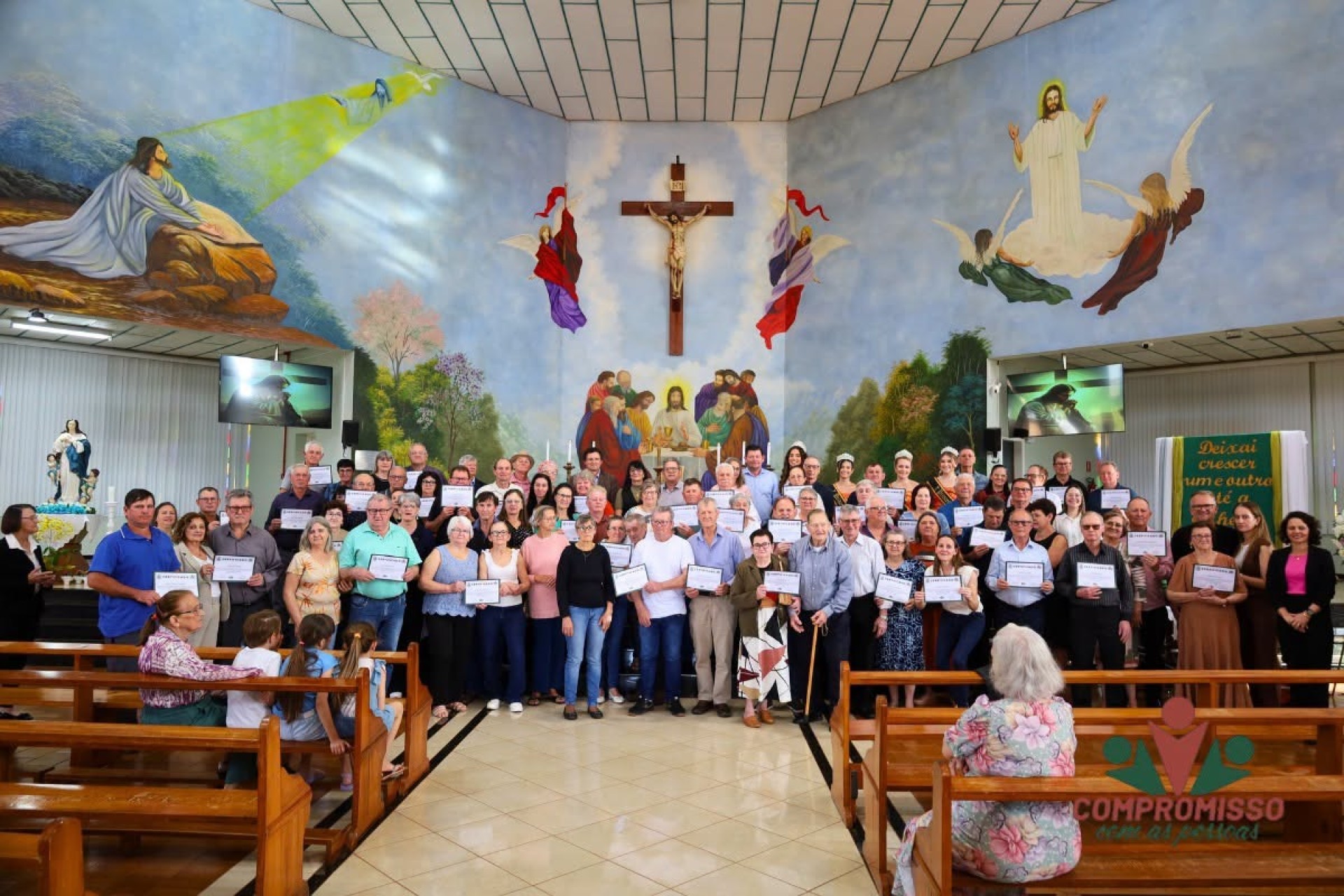 Familiares de Pioneiros participam de Missa em homenagem pelos 63 anos de Fundação