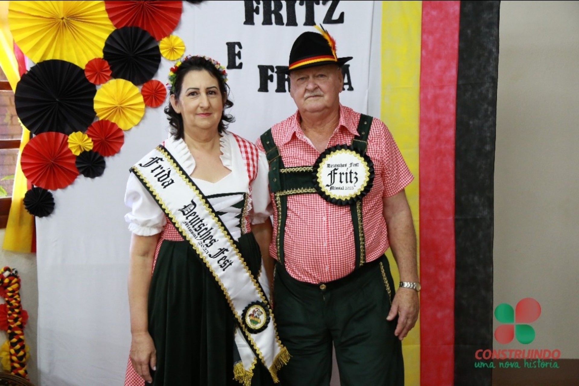 Helma Hanzen e José Hilário Stein é o Casal Fritz e Frida da 20ª Deutsches Fest de Missal