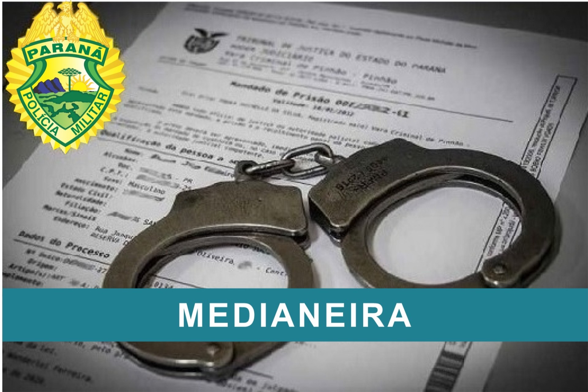 Homem é preso pela Rotam com mandado de prisão em aberto por homicídio no centro de Medianeira