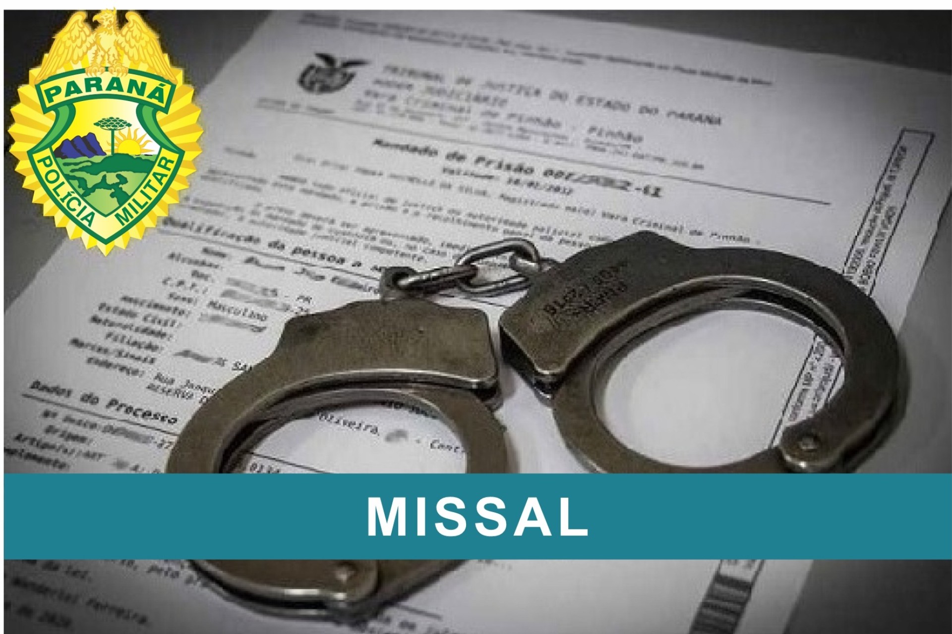 Homem e preso por ameaças e danos em residência em Missal