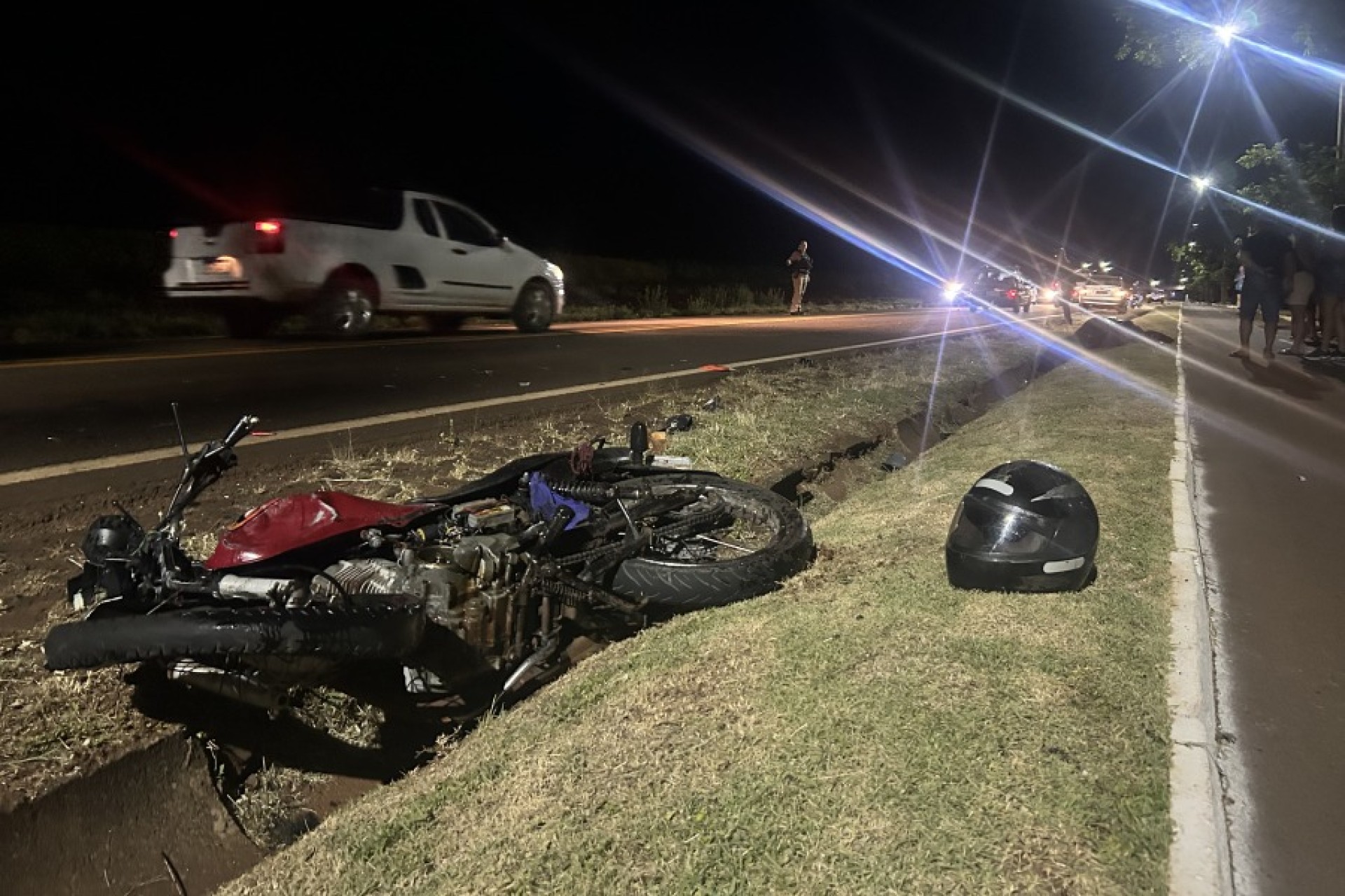 Homem morre em acidente na PR-495 em Serranópolis do Iguaçu