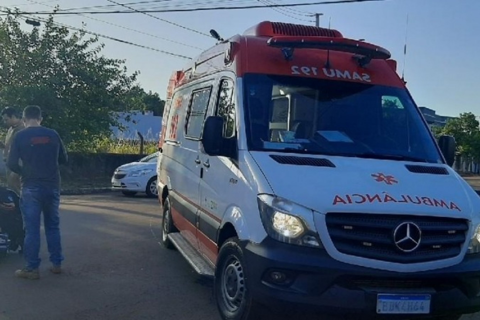 Idosa conduzindo bicicleta elétrica é atropelada em Santa Helena