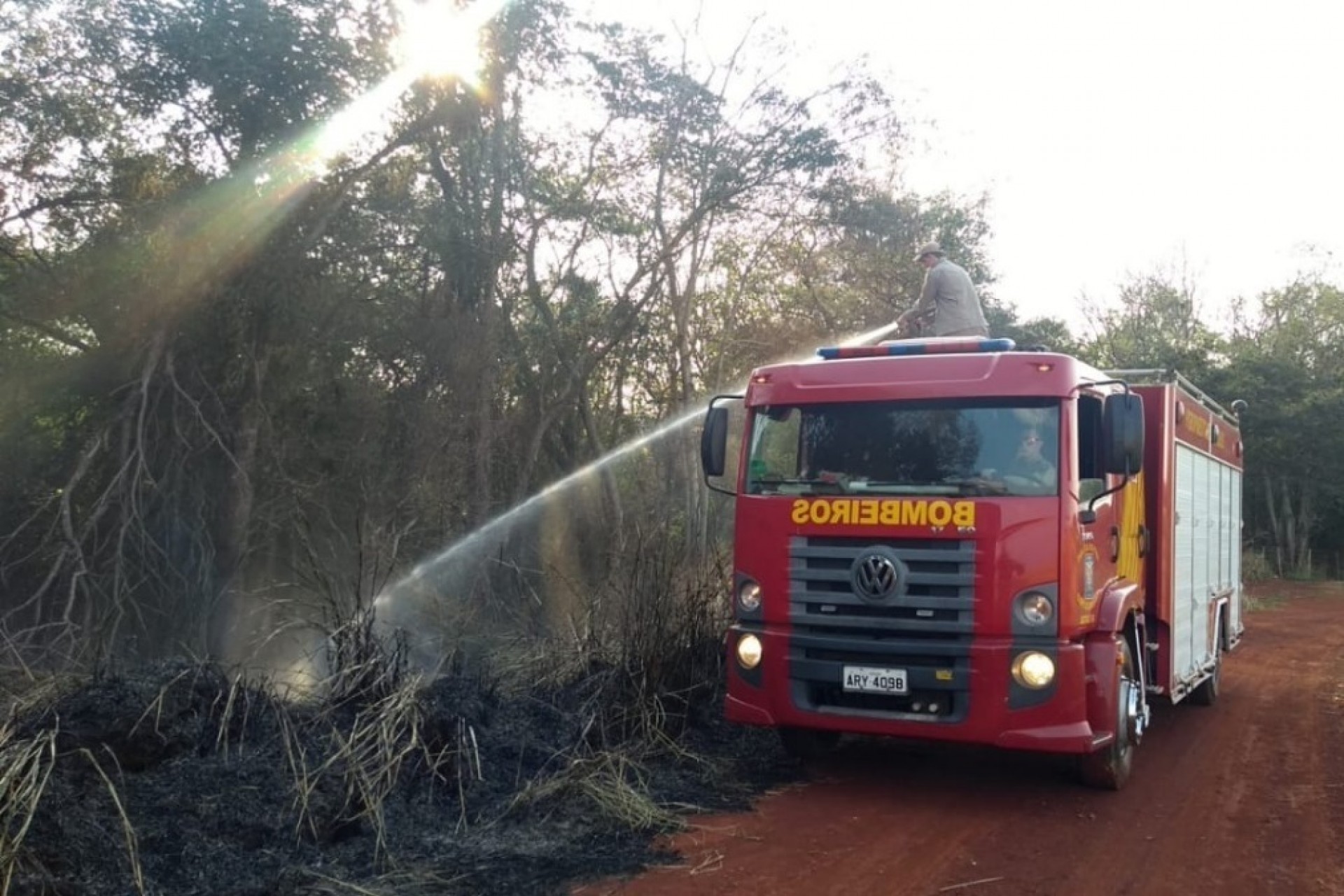 Incêndio atinge reserva ambiental em Itaipulândia