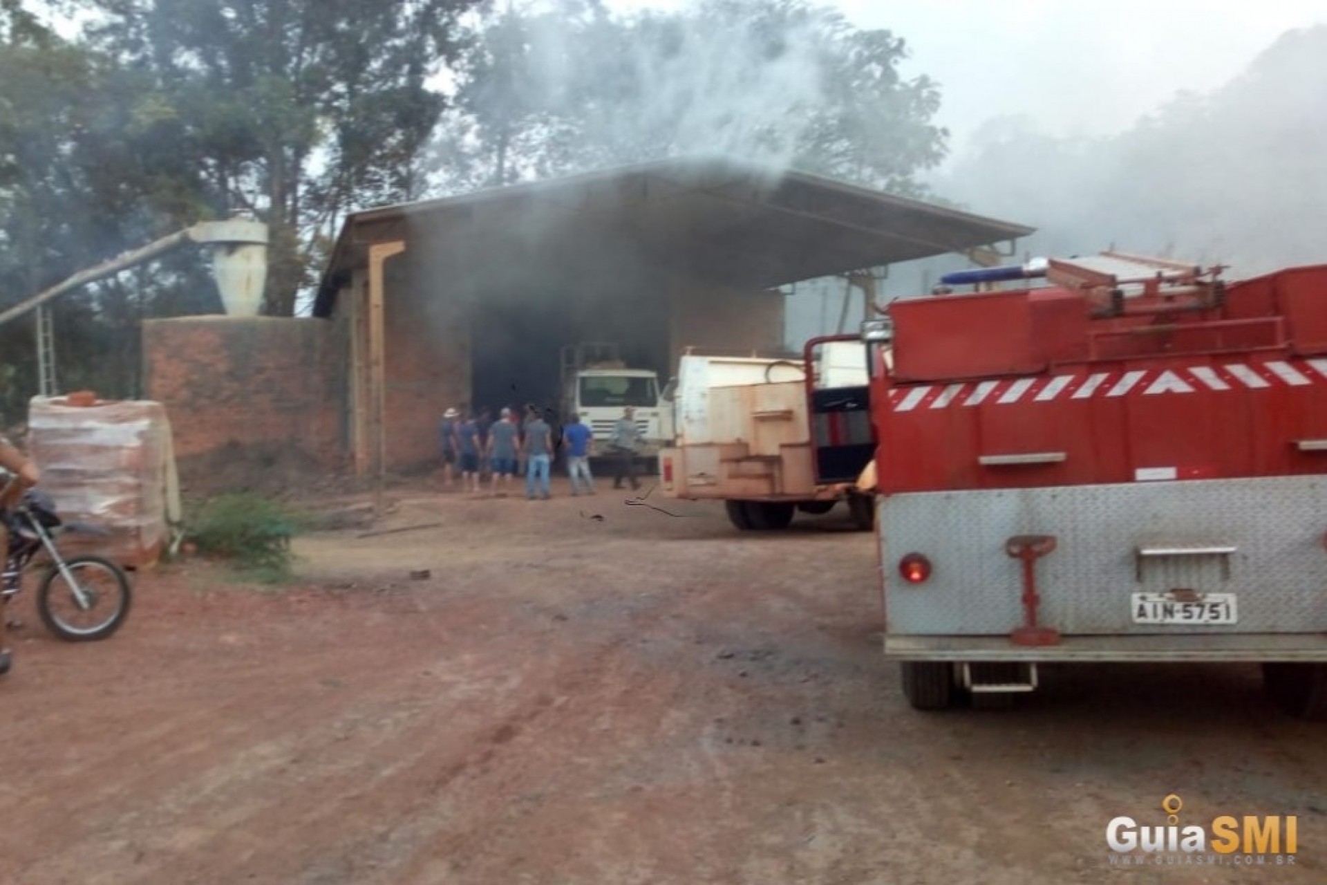 Incêndio em cerâmica é registrado em Itaipulândia