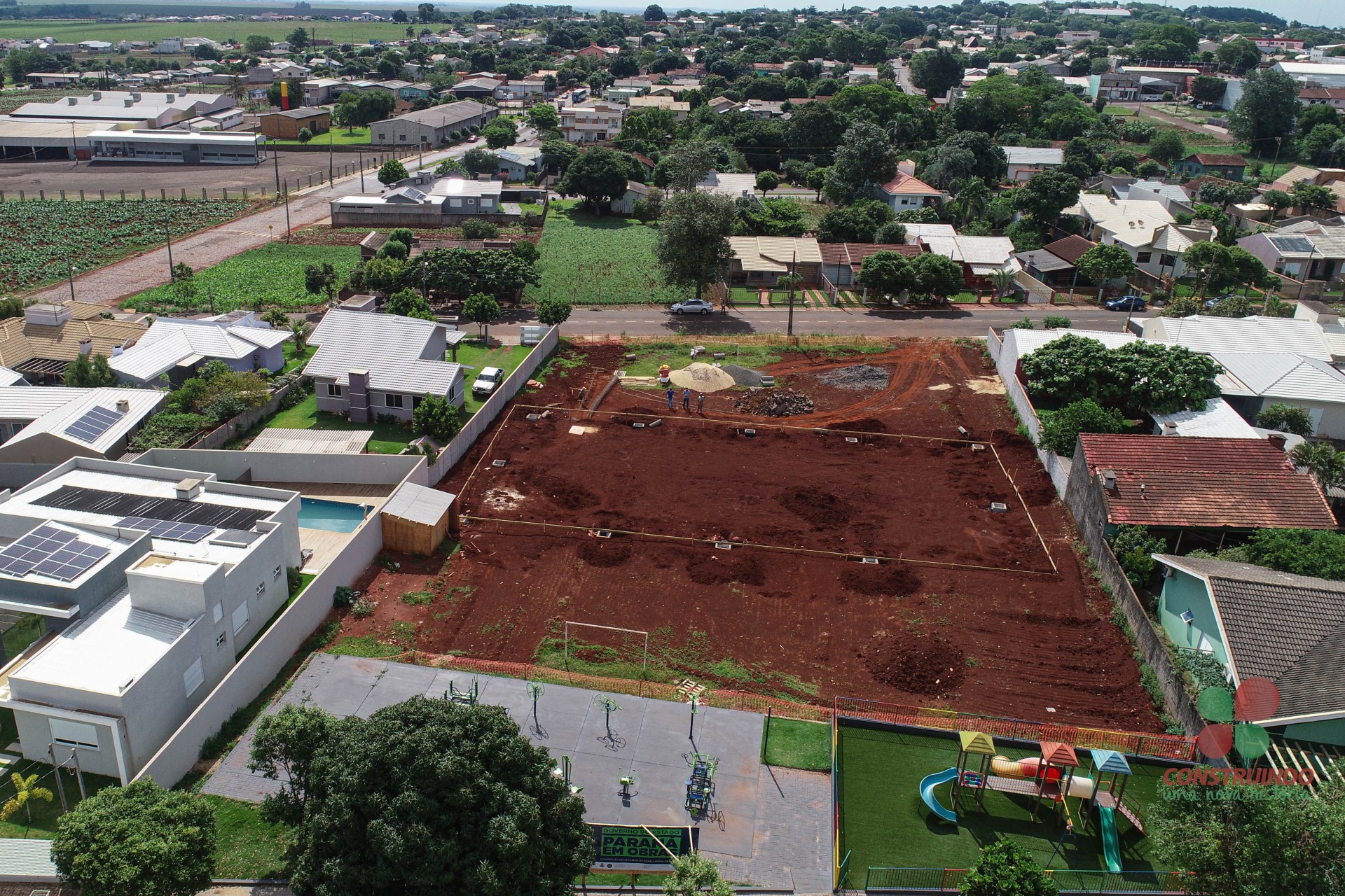 Iniciadas as obras da Mini Arena no Bairro Jardim Gramado